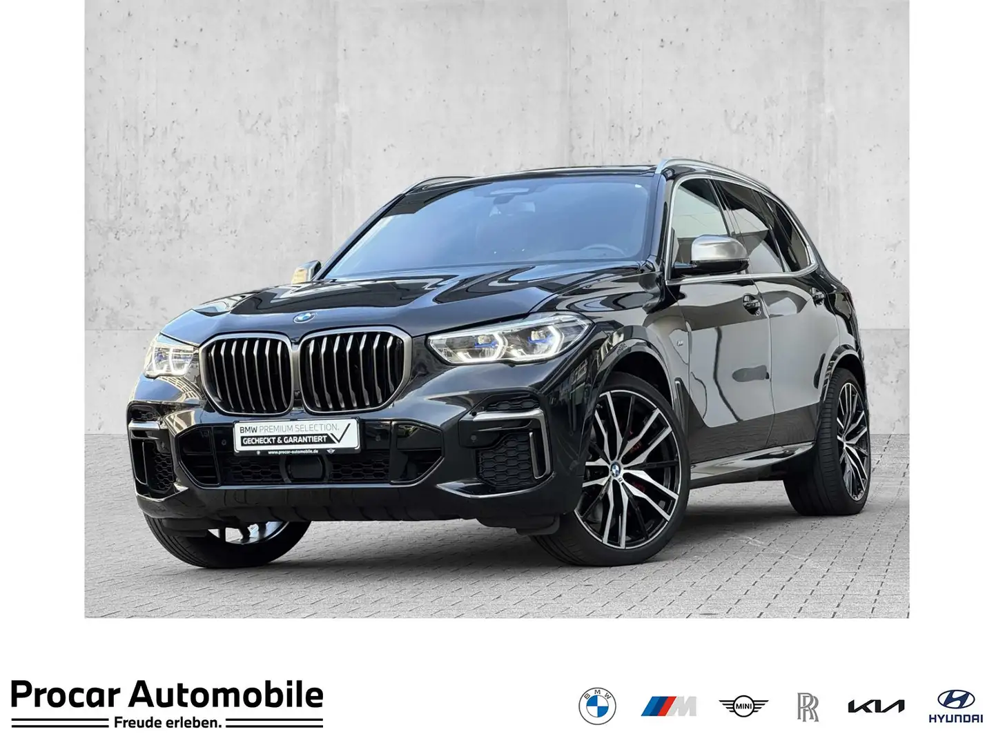 BMW X5 M 50i Laser SkyPano PA+ DA Prof Luft. B&W 22" Noir - 1