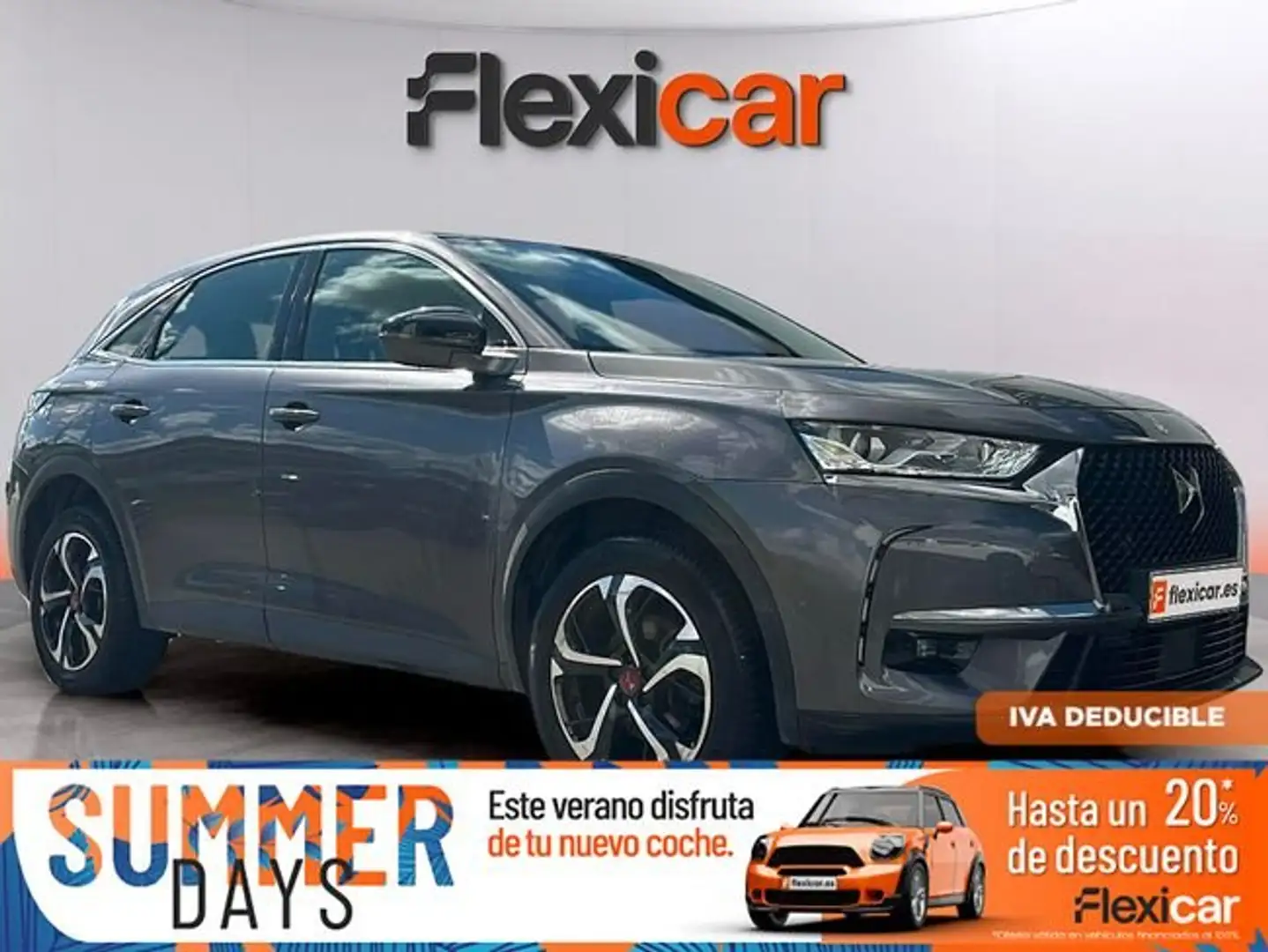 DS Automobiles DS 7 Crossback BlueHDi+DE+96kW+%28130CV%29+Auto.+CHIC Gris - 1