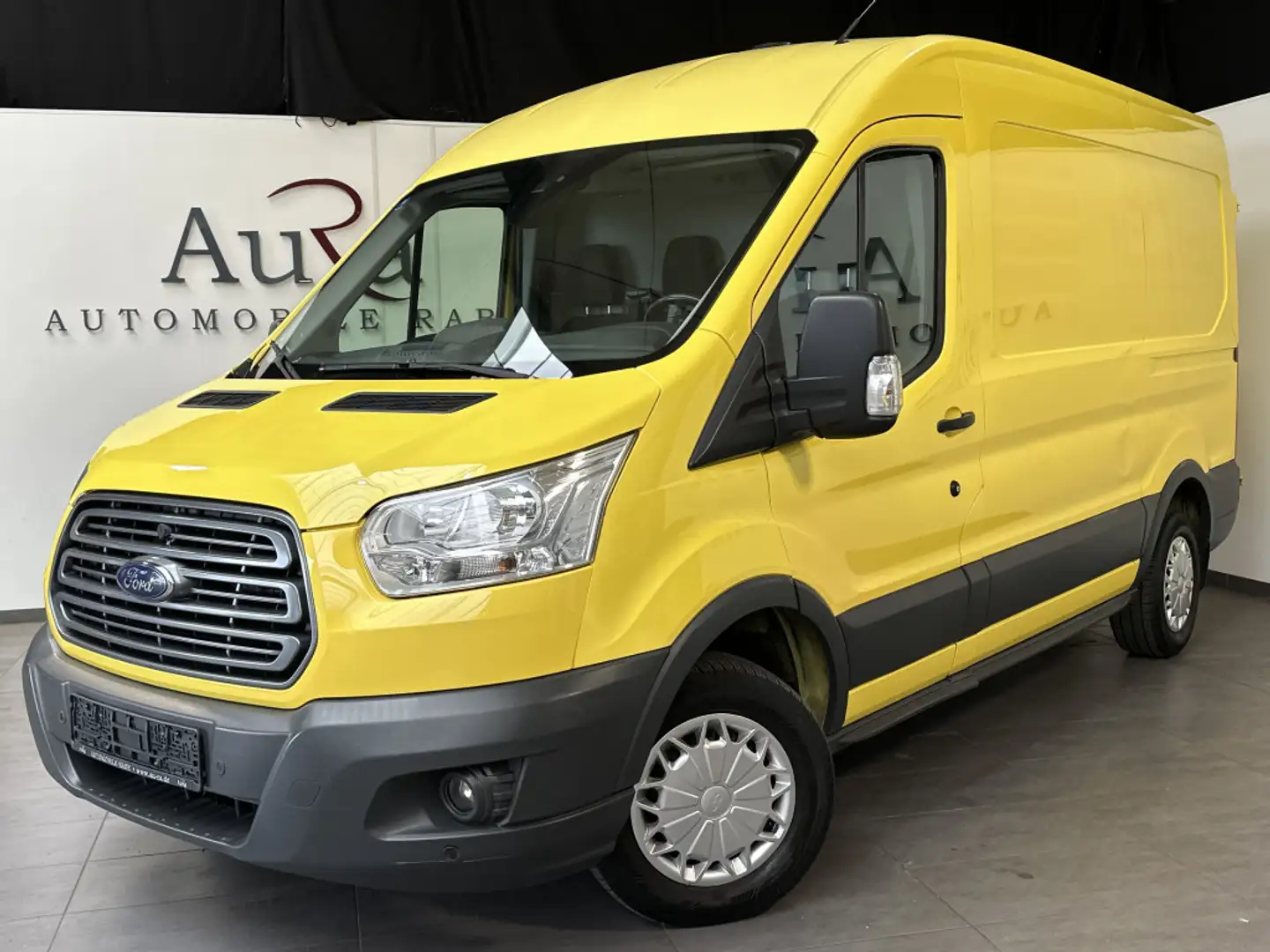 Ford Transit 290 L2H2 BLUETOOTH+SORTIMO+AHK+PP+TEMPOMAT Jaune - 1