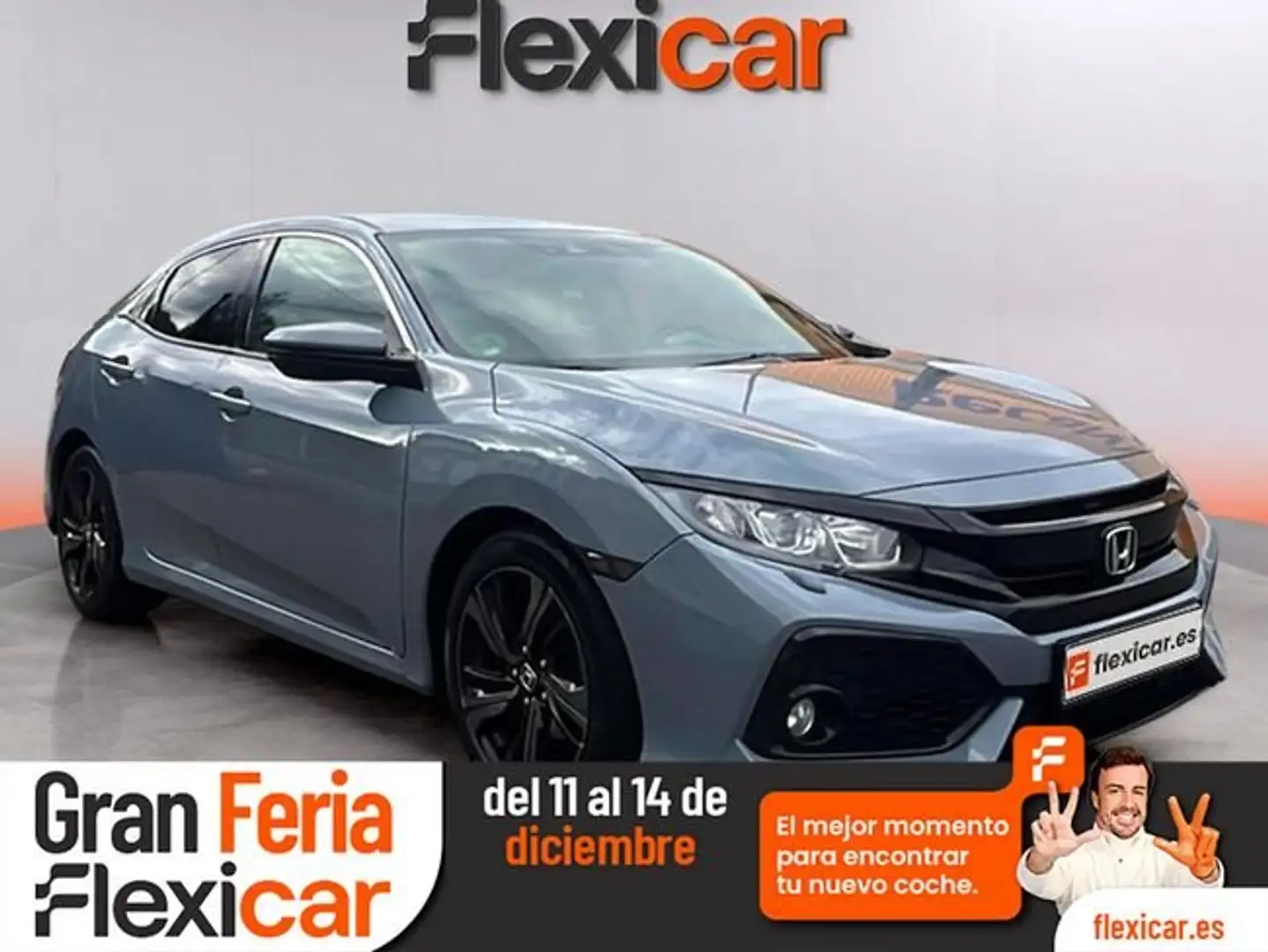 Honda Civic 1.0 VTEC Turbo Comfort Gris - 1