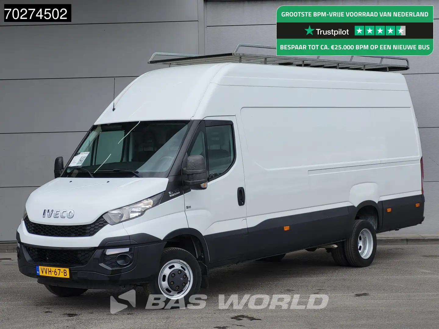 Iveco Daily 50C17 3.0L Automaat 170PK L4H3 Hoog Dak Dubbelluch Wit - 1