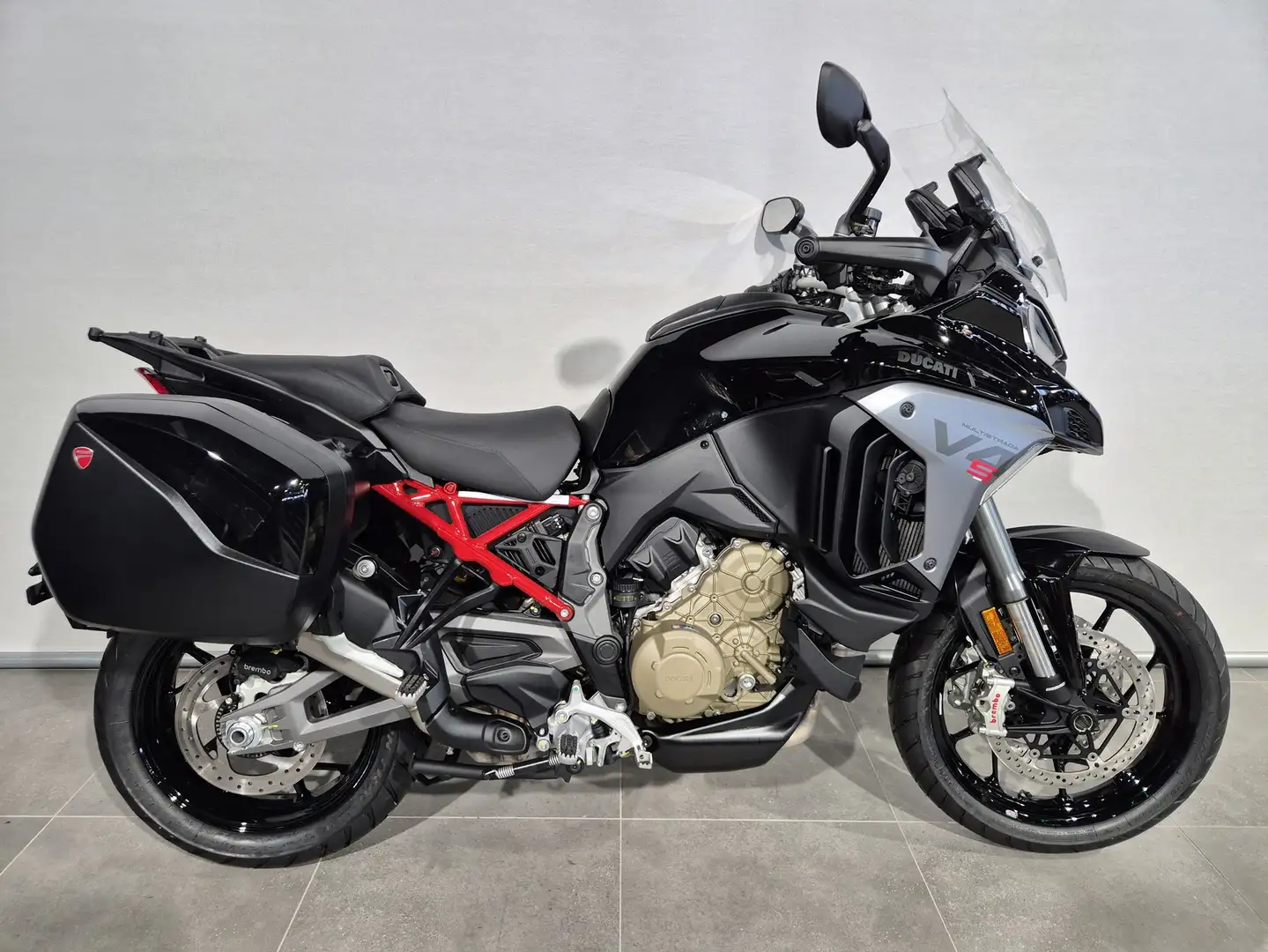 Ducati Multistrada V4 S Travel Rader Zwart - 1