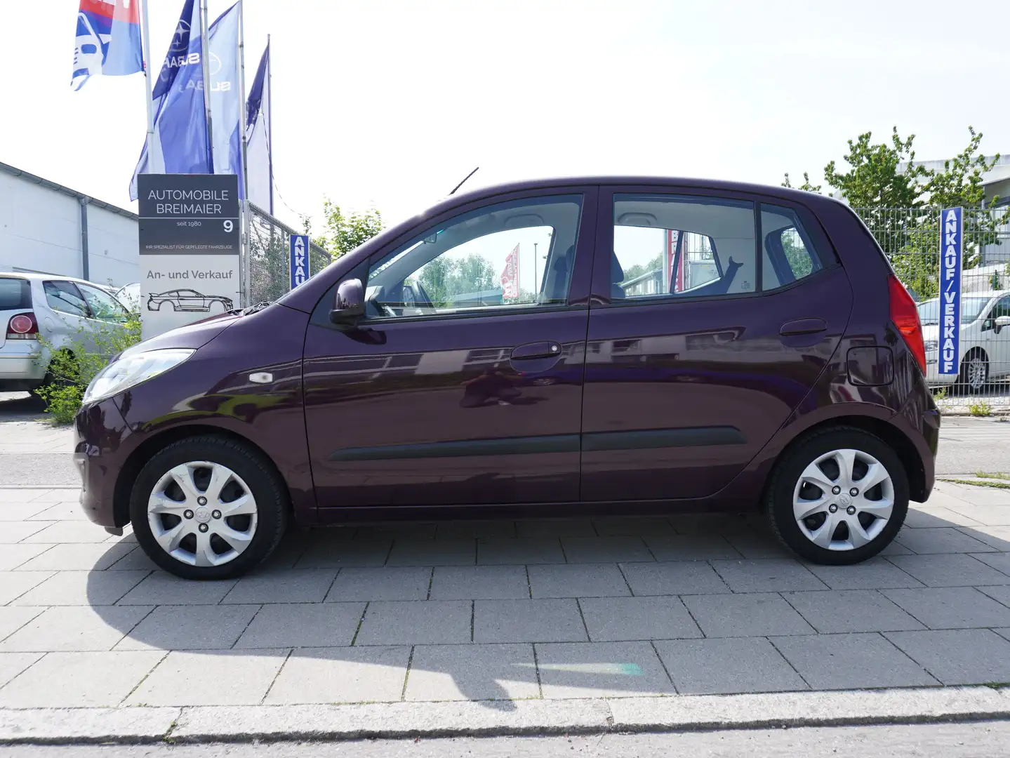 Hyundai i10 5 STAR EDITION*1.HAND*TÜV NEU*KLIMA*8-FACH BER Lilla - 2
