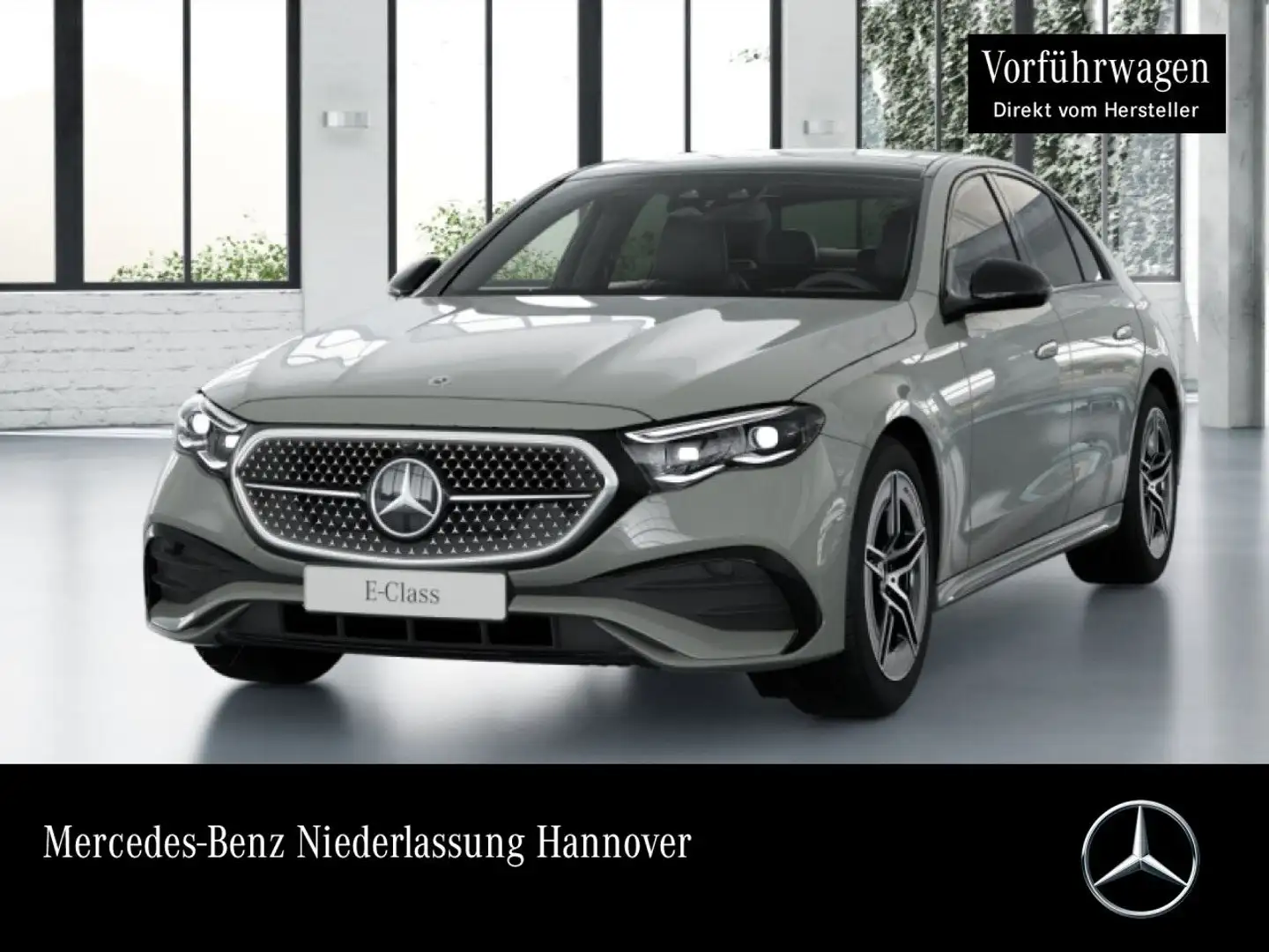 Mercedes-Benz E 200 Edition AMG-Line Fahrass 360° Pano Distr. 9G Grau - 1
