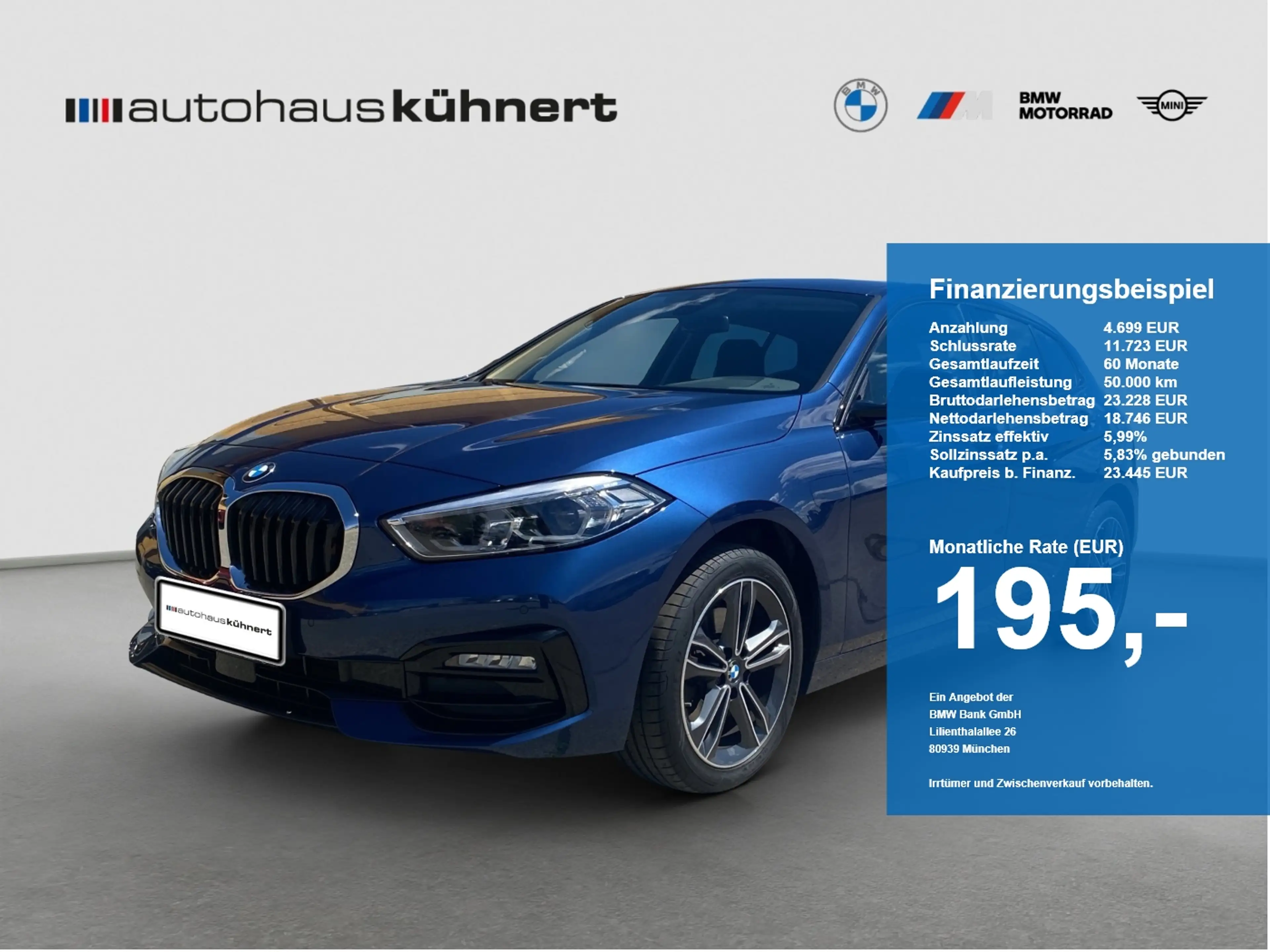 BMW 118 i Sport Line LED SpurAss Navi WLAN