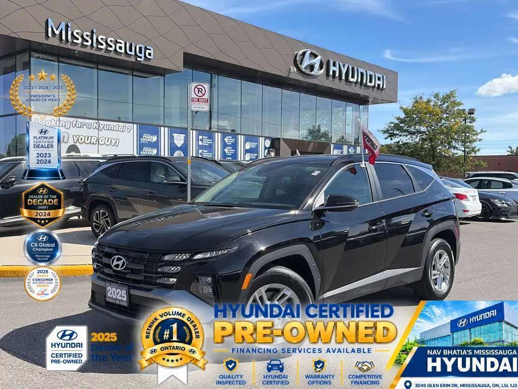 Black 2025 Hyundai Tucson SUV / Crossover All-Wheel Drive Automatic