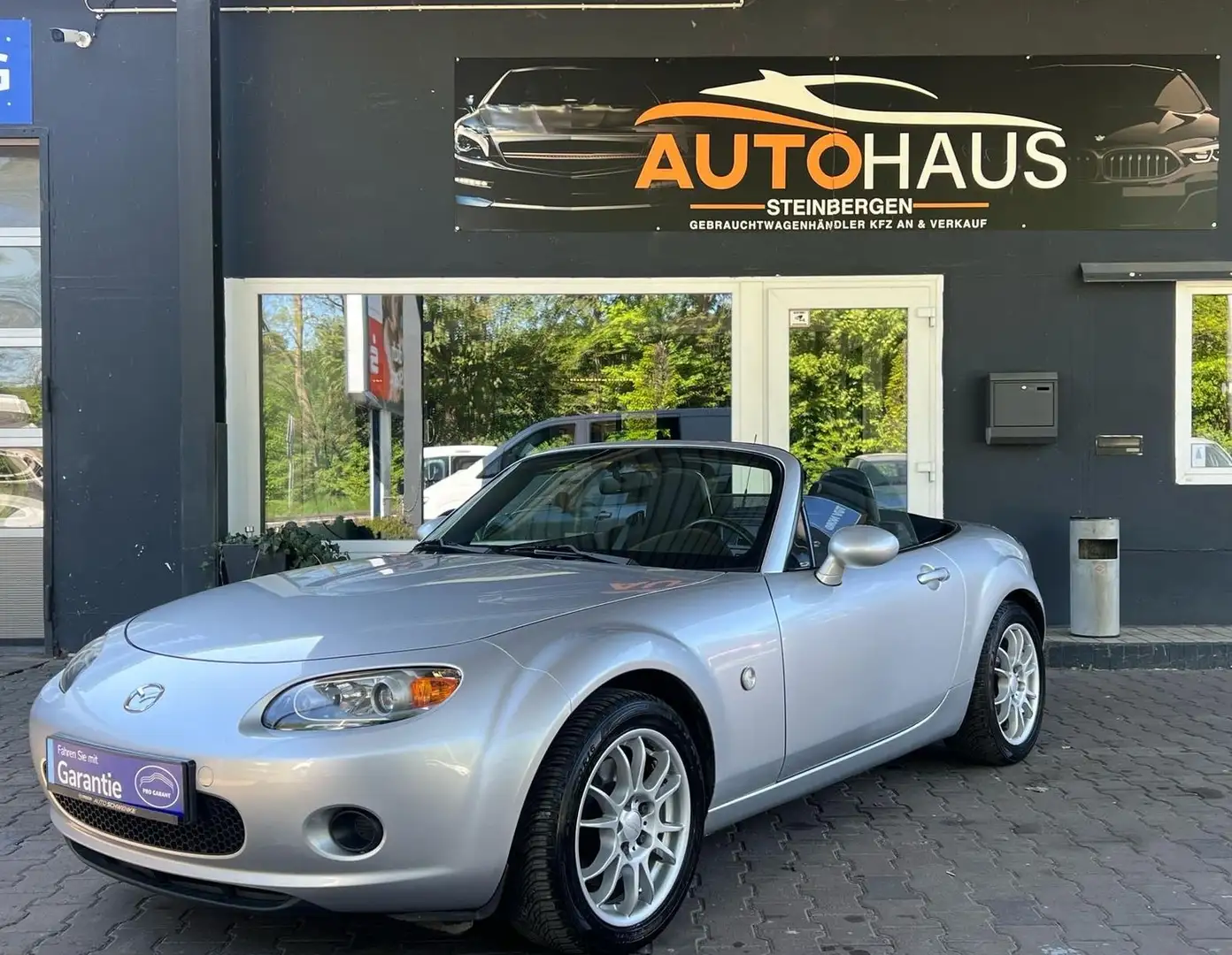 Mazda MX-5 1.8 Emotion/12 Monate Garantie/Verdeck Neu Silber - 1