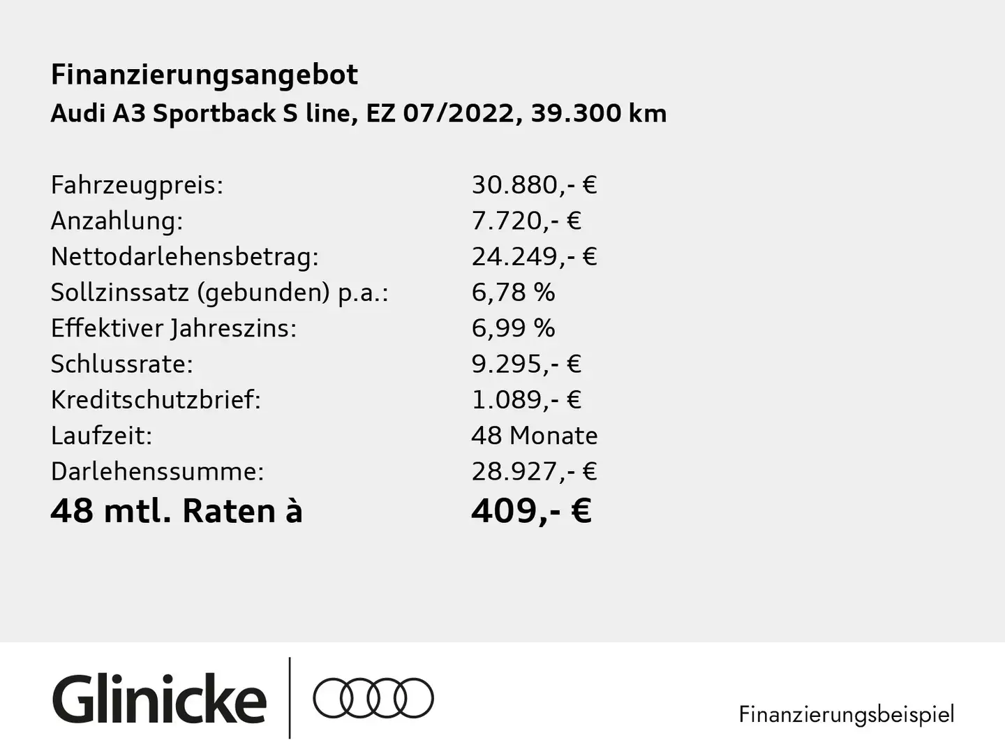 Audi A3 45 TFSI e S line Hybrid Matrix Schwarz - 2