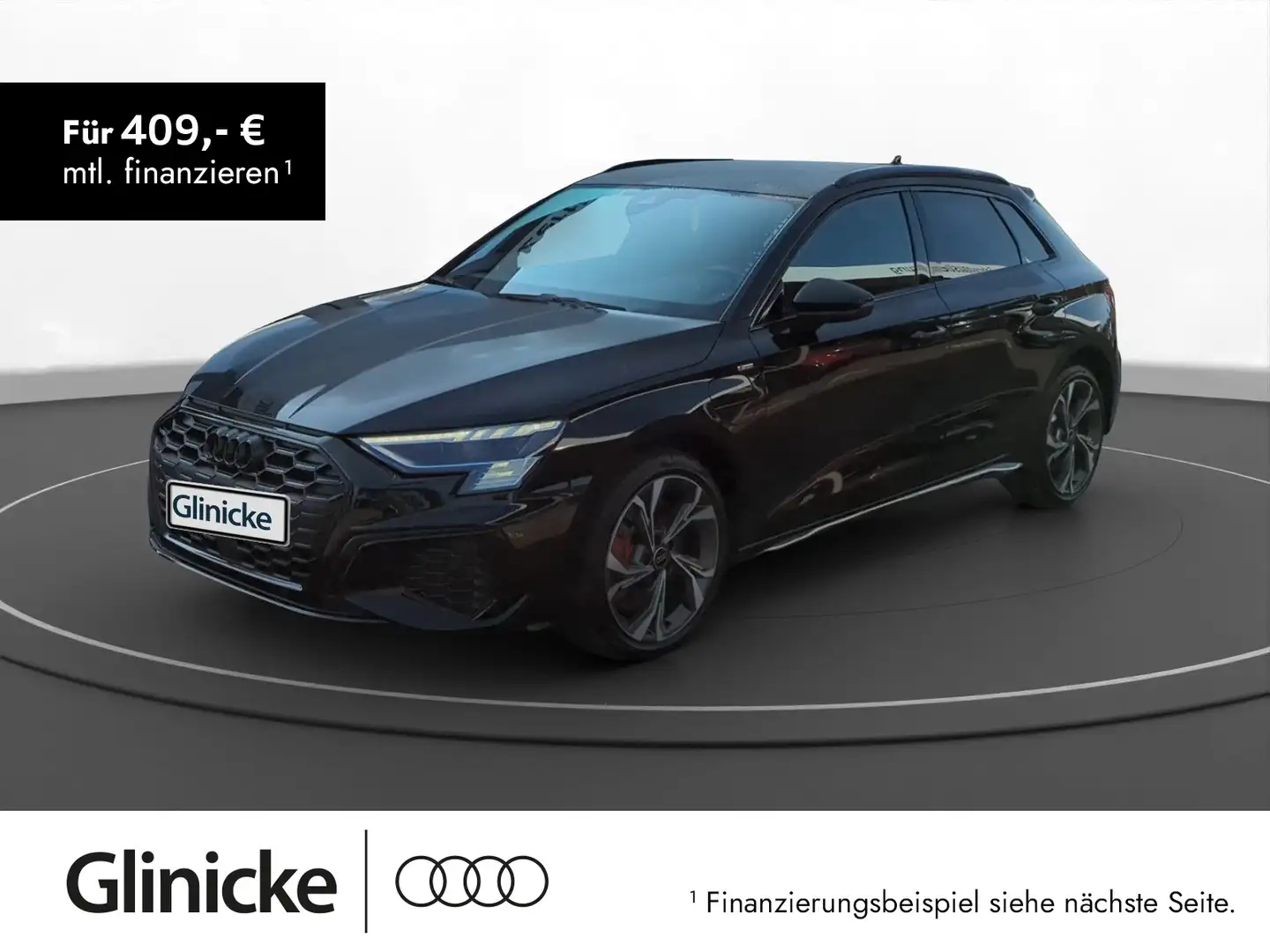 Audi A3 45 TFSI e S line Hybrid Matrix Schwarz - 1