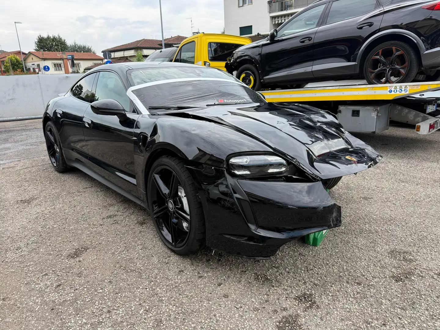 Porsche Taycan 4S Performance 489 CV ! INCIDENTATA ! NO START ! Nero - 1