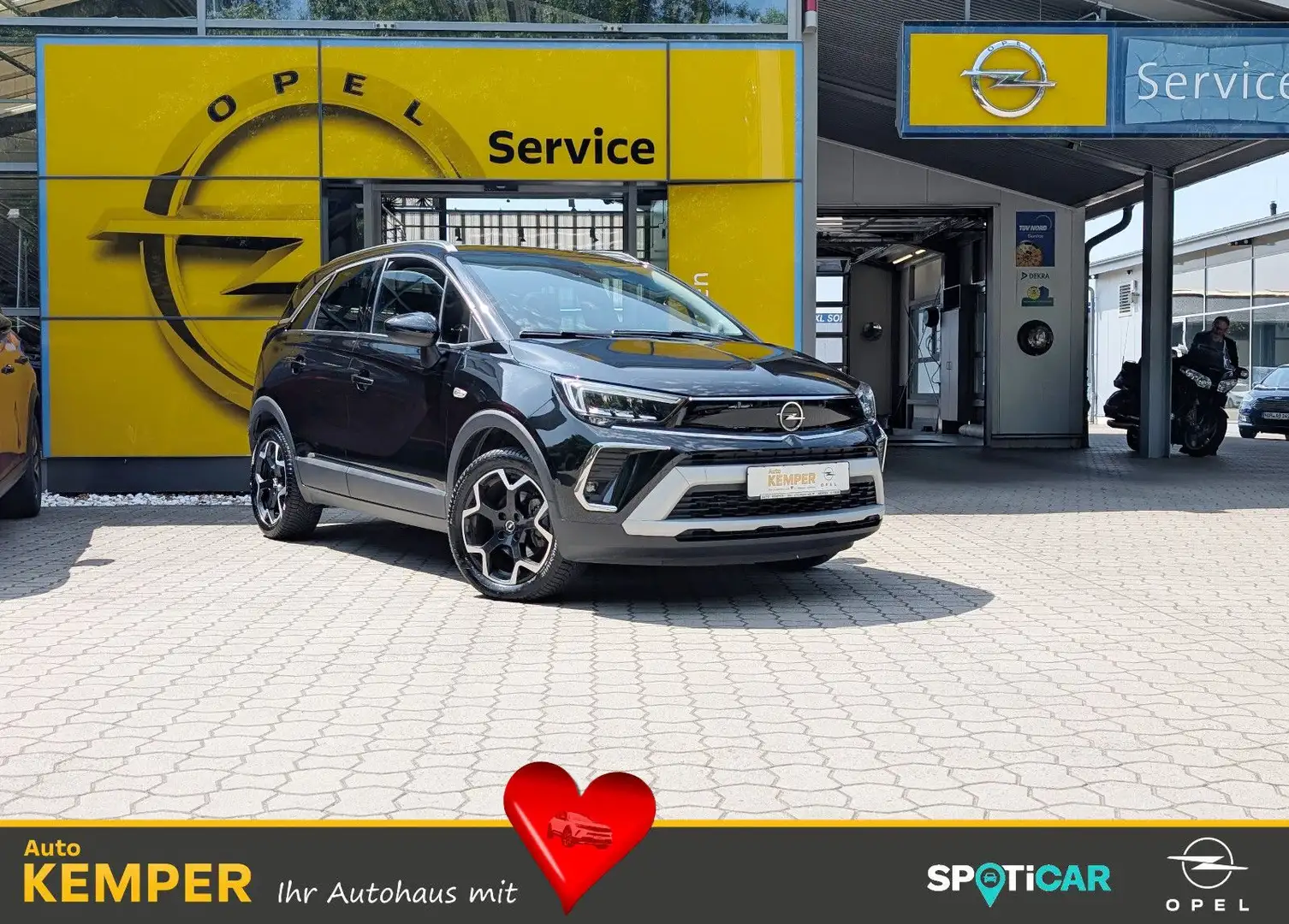 Opel Crossland X Crossland 1.2 Turbo Ultimate Paket Autom. *Pano* Schwarz - 1