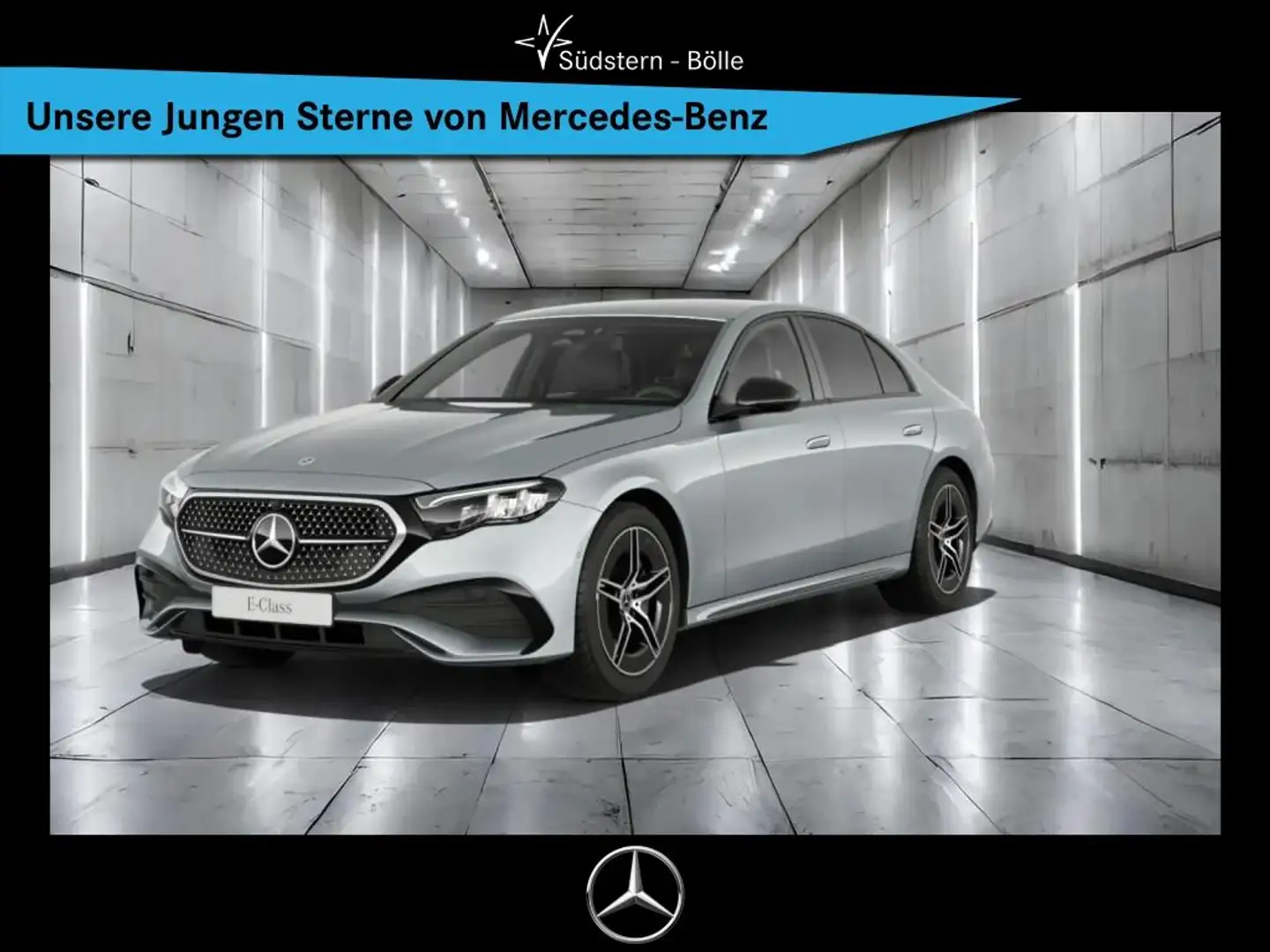 Mercedes-Benz E 200 +AMG+SHZ+NAVI+AMBIENTE+KAMERA+NIGHTP.+PDC Argent - 1
