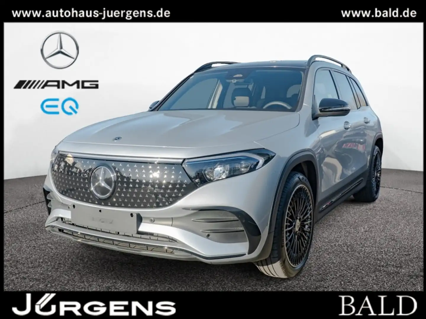 Mercedes-Benz EQB 250 + AMG-Sport/Pano/Burm/Distr/Memo/Night/20 Silber - 1