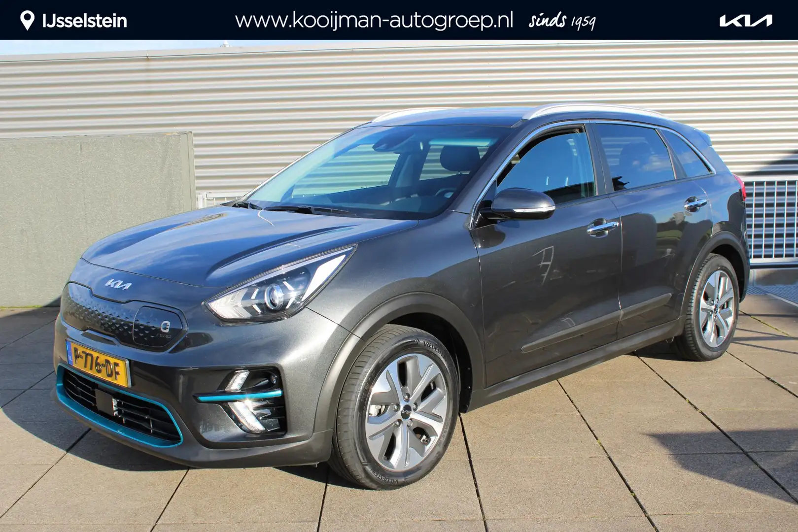Kia e-Niro ExecutiveLine 64 kWh Leder / Stuur+Stoel Verwarmin Gris - 1