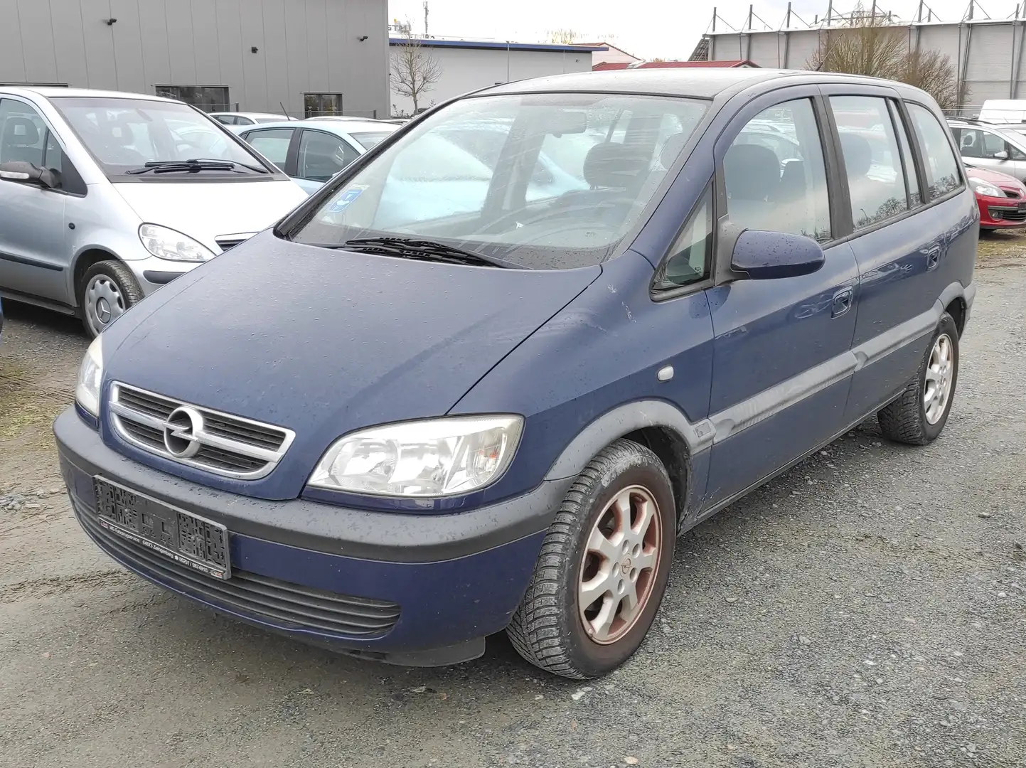 Opel Zafira A 1.6 16V KLIMA 1-HAND ALLWETTER CD-RADIO SERVO ZV Blau - 1