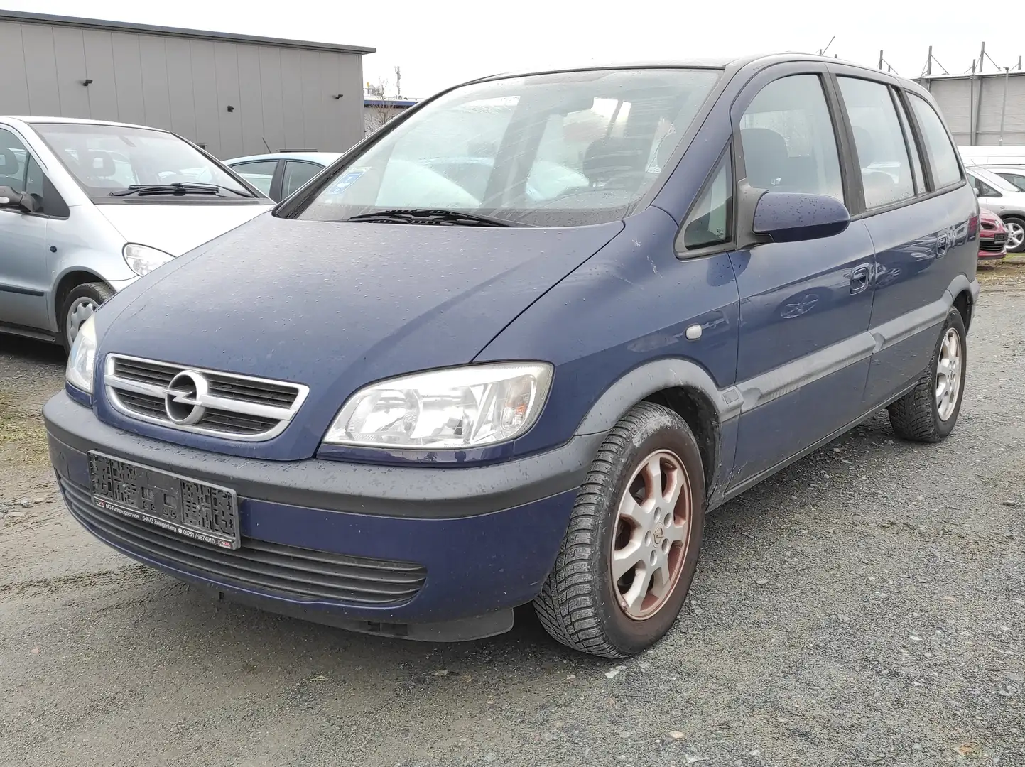 Opel Zafira A 1.6 16V KLIMA 1-HAND ALLWETTER CD-RADIO SERVO ZV Blau - 2