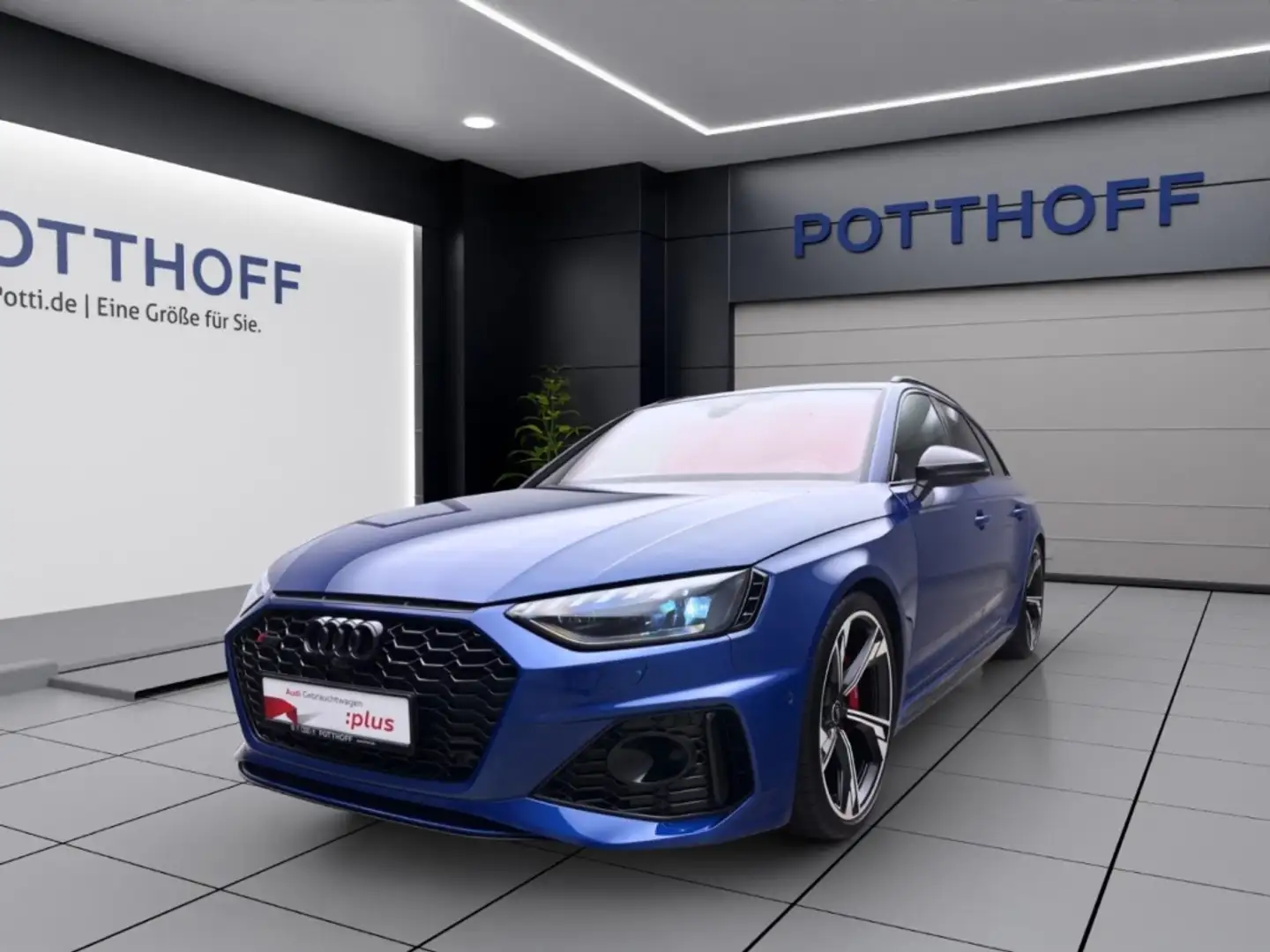 Audi RS4 Avant Q PANO NAVI+ MATRIX B&O HuD Blau - 1