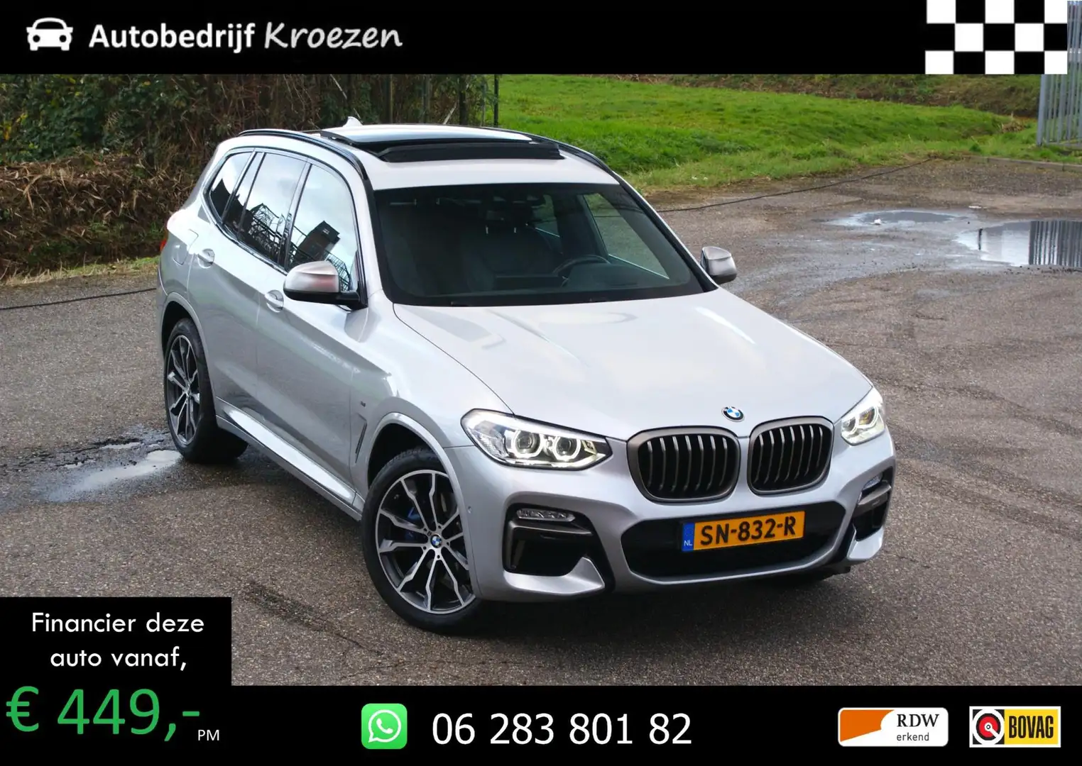 BMW X3 M40i xDrive | 360 PK | Org NL | Pano | Head Up | C Gris - 1