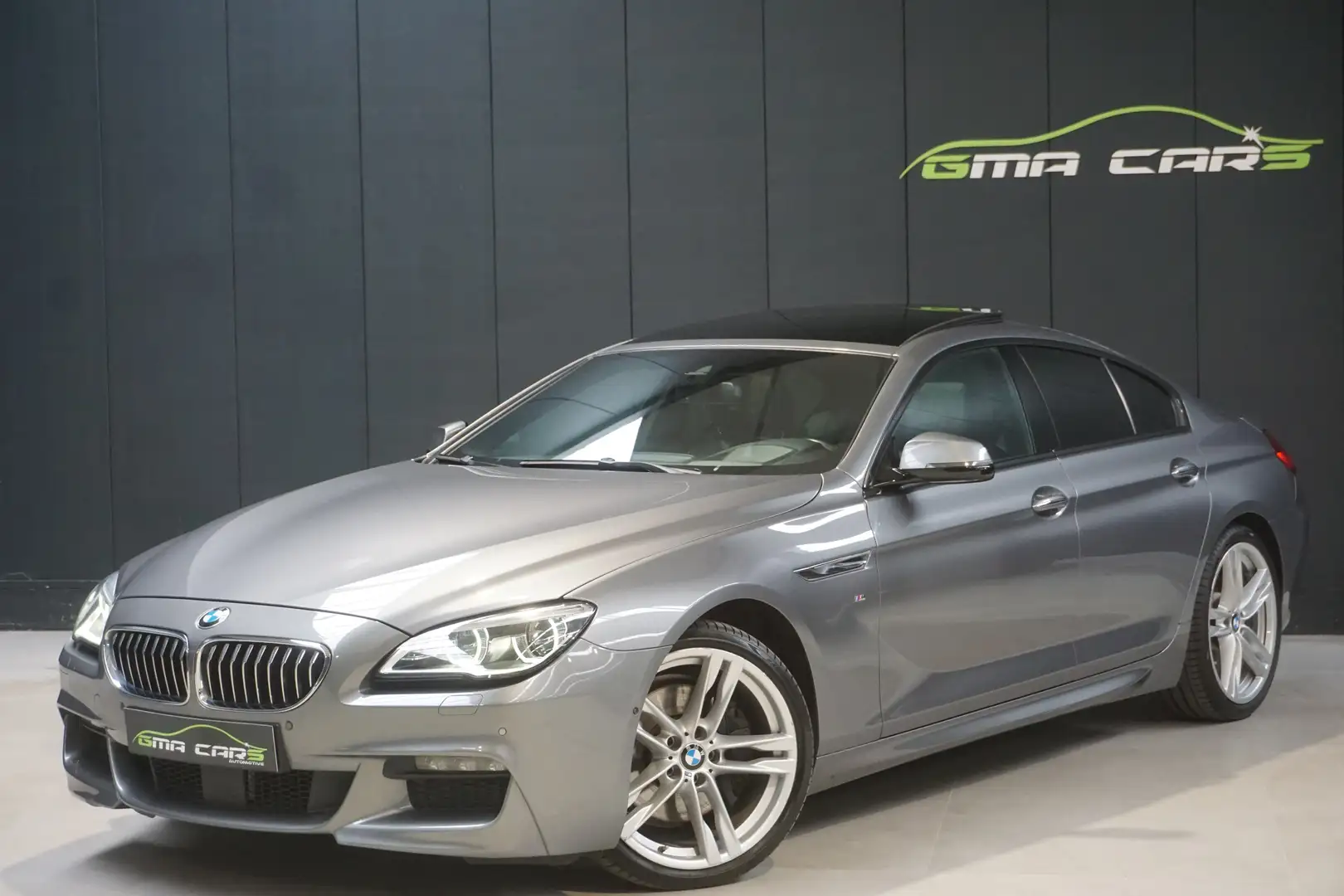 BMW 640 dA xDrive M Pack-GrandC-K dak-Nav-Head Up-Garantie Gris - 1
