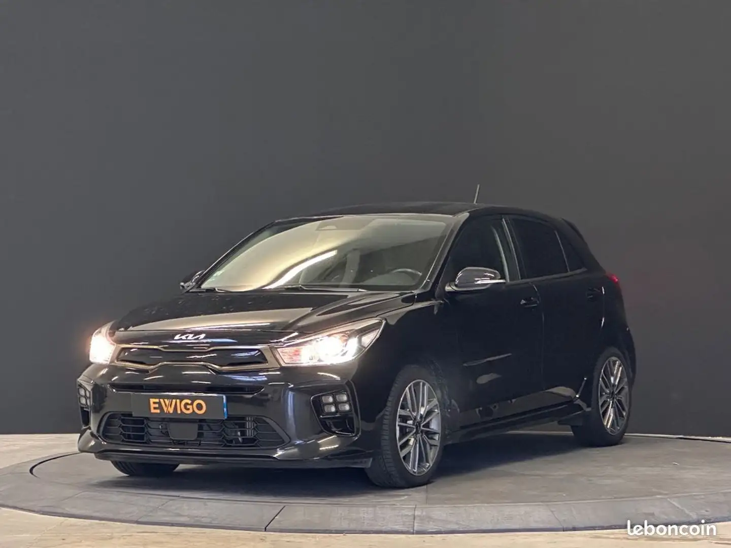 Kia Rio 1.0 t-gdi 100ch gt line dct bva Noir - 1