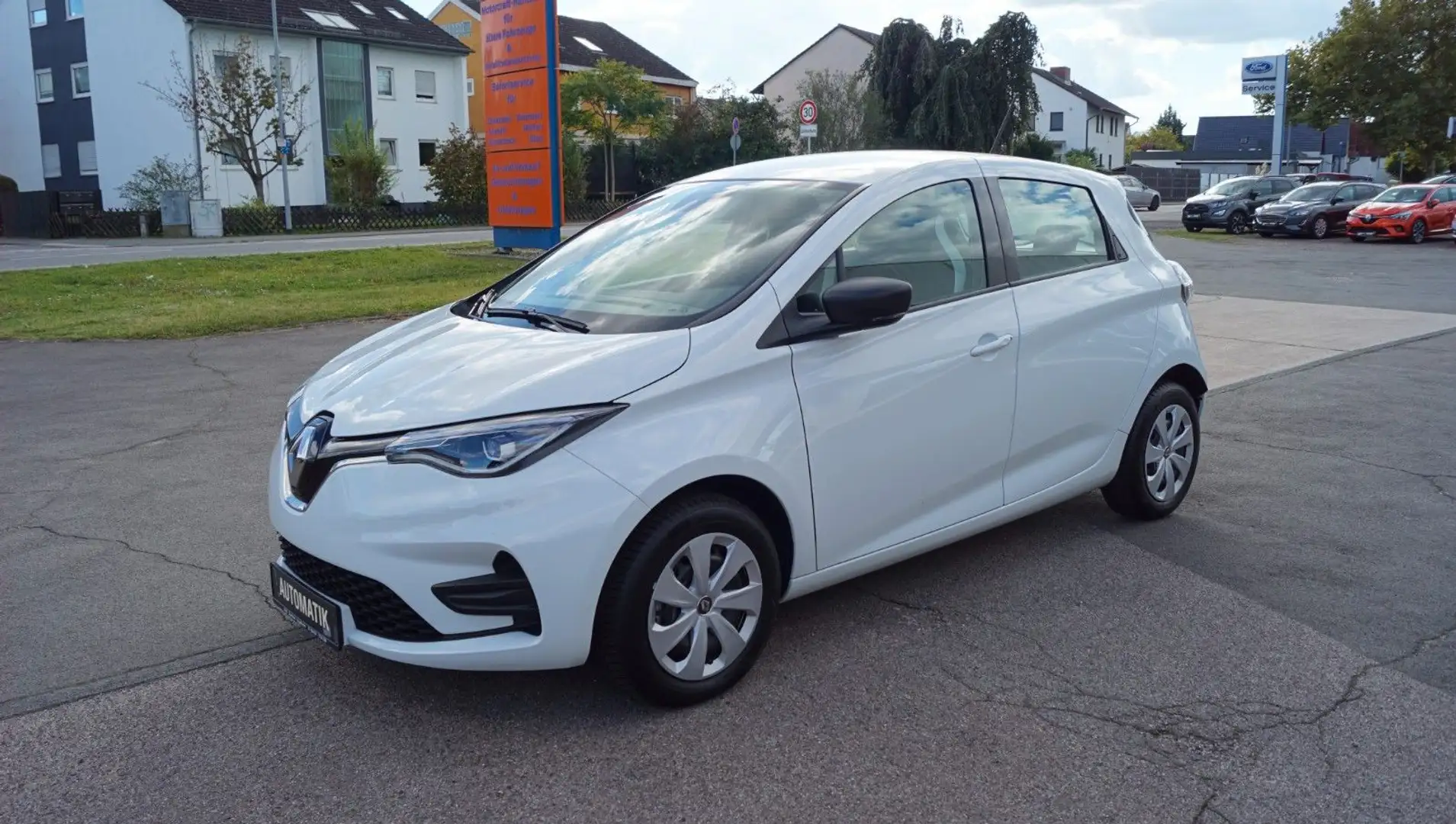 Renault ZOE incl. 52 kW/h Batterie & Batterie-Zertifikat Weiß - 1