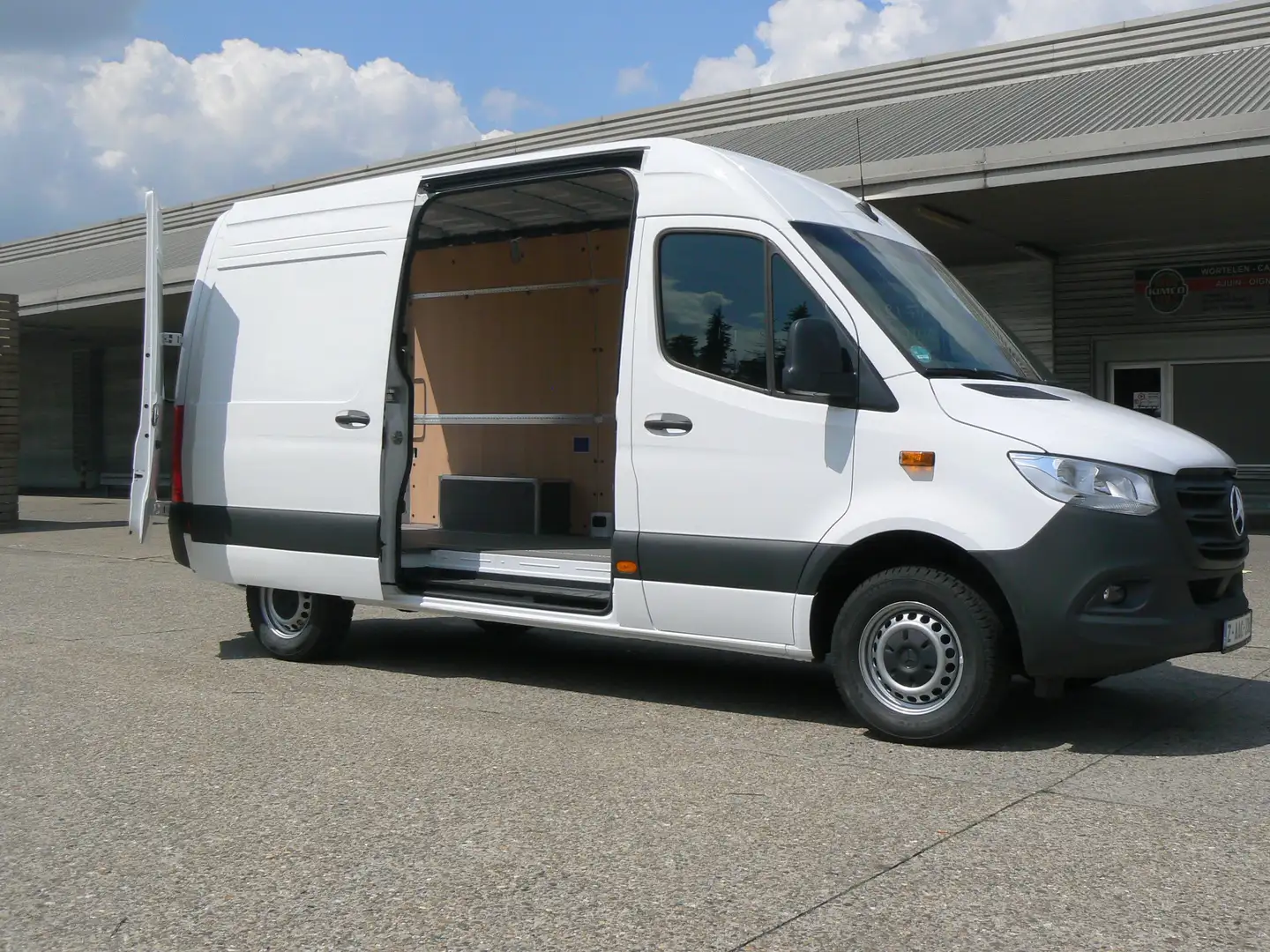 Mercedes-Benz Sprinter 317CDI L2 H2 AUTOMAAT GROTE NAVIGATIE camera alarm Blanco - 1