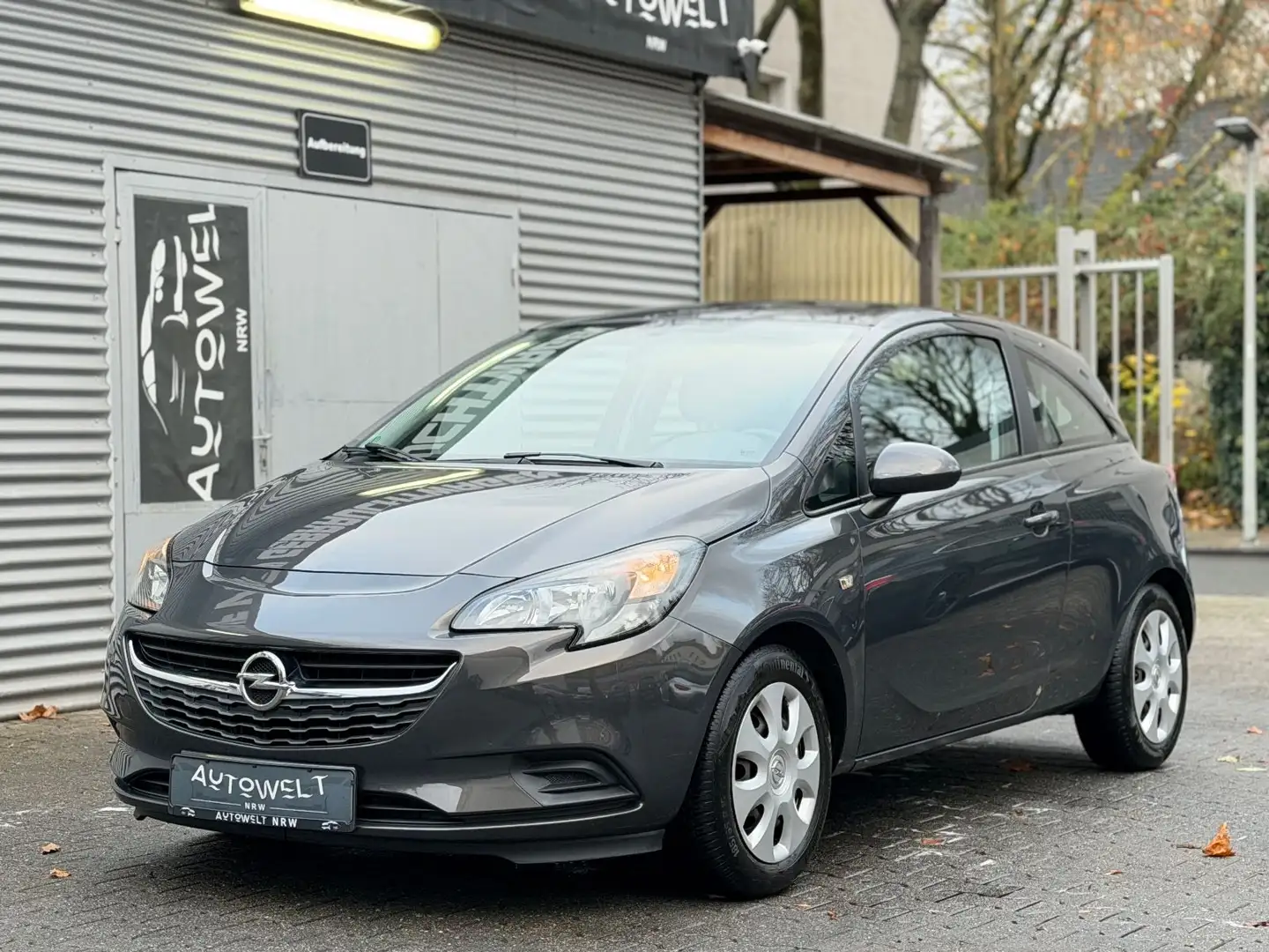 Opel Corsa E 1.2 Edition *2-HAND*51KW*SZH*KLIMA*PDC* Grijs - 2