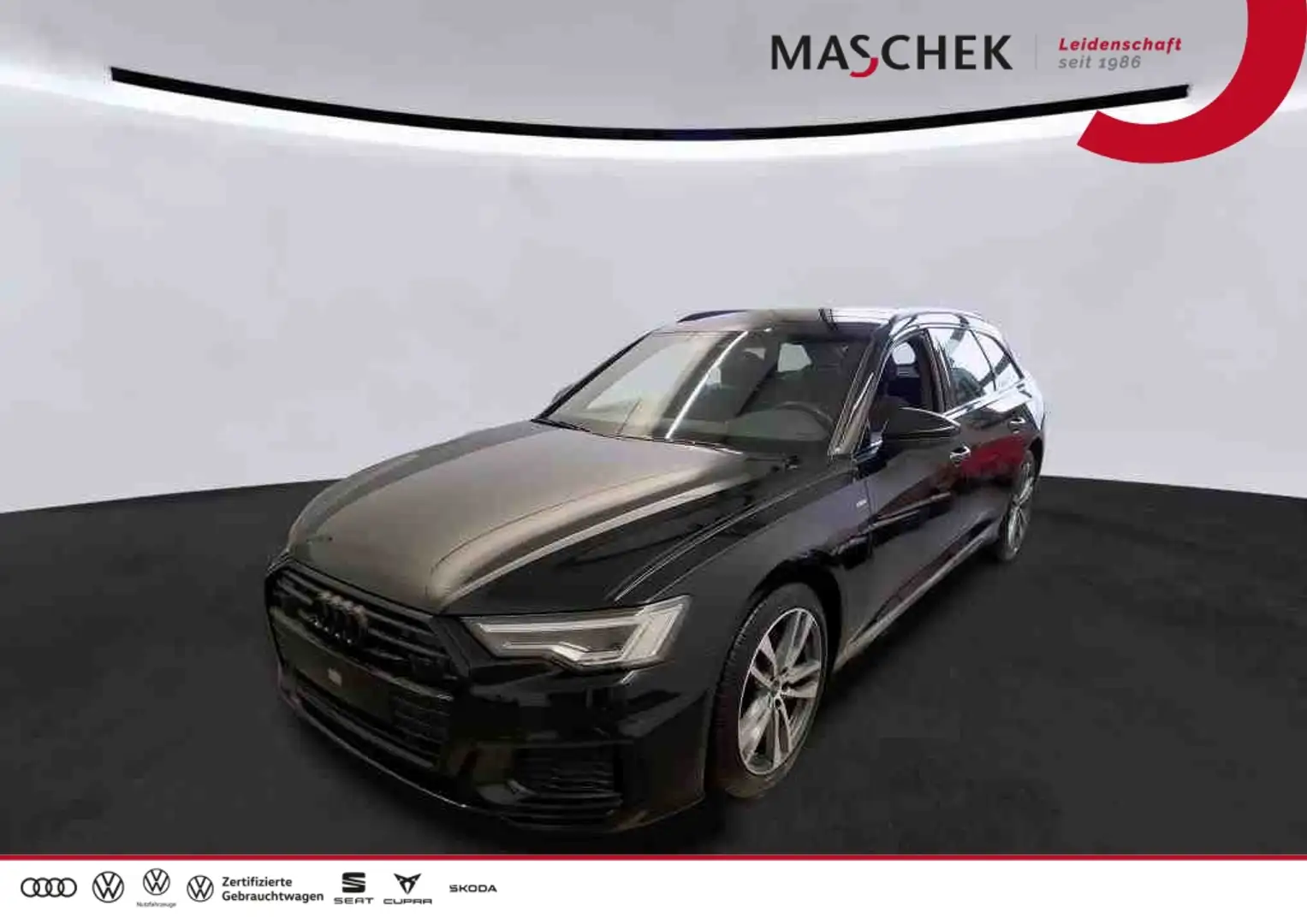 Audi A6 Avant S line 40 TDI Black ACC Pano Matrix Sitzh VC Noir - 1