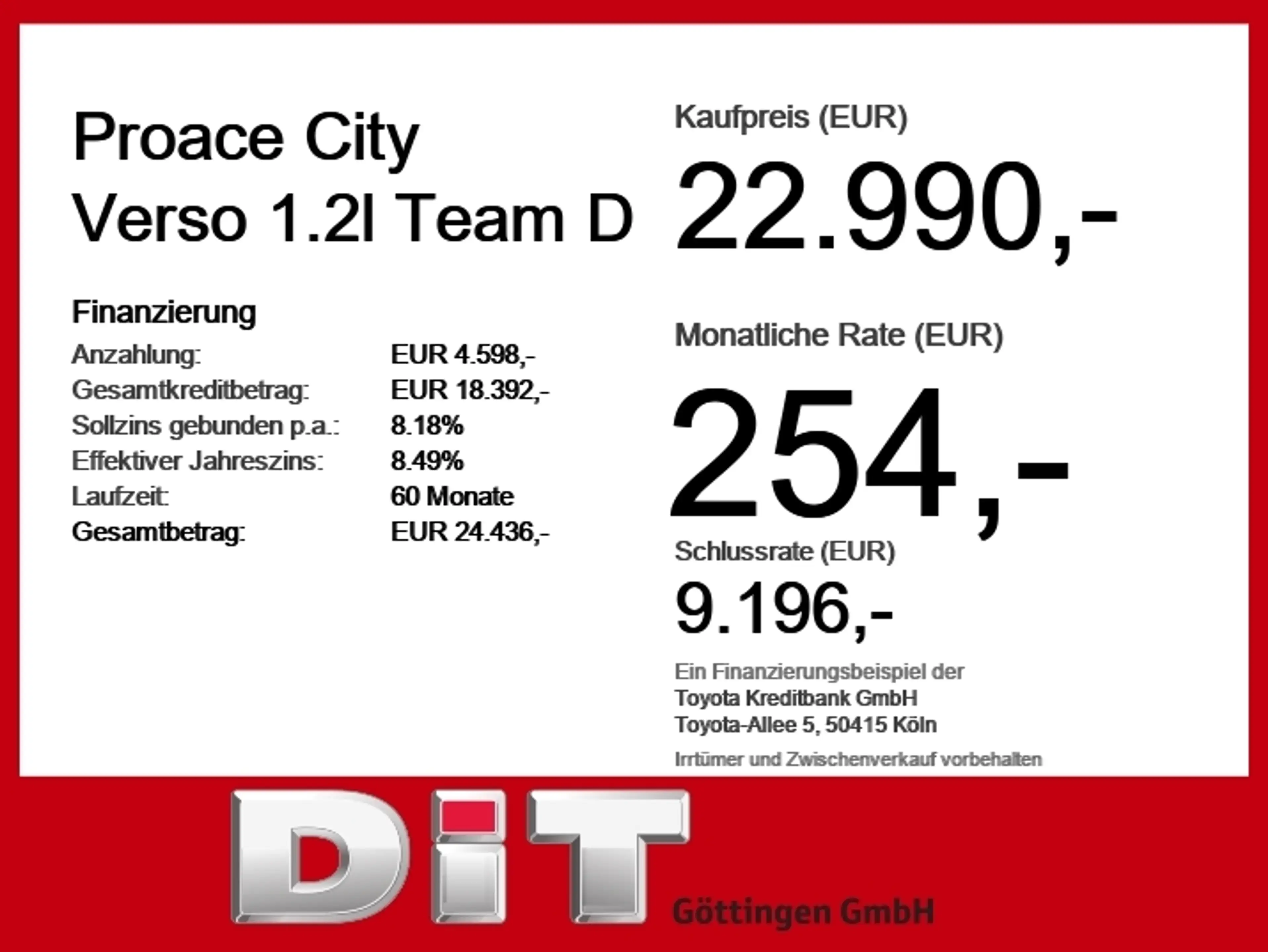 Toyota Proace City Verso 1.2l Team D Shz, Navi, PDC — photo 6