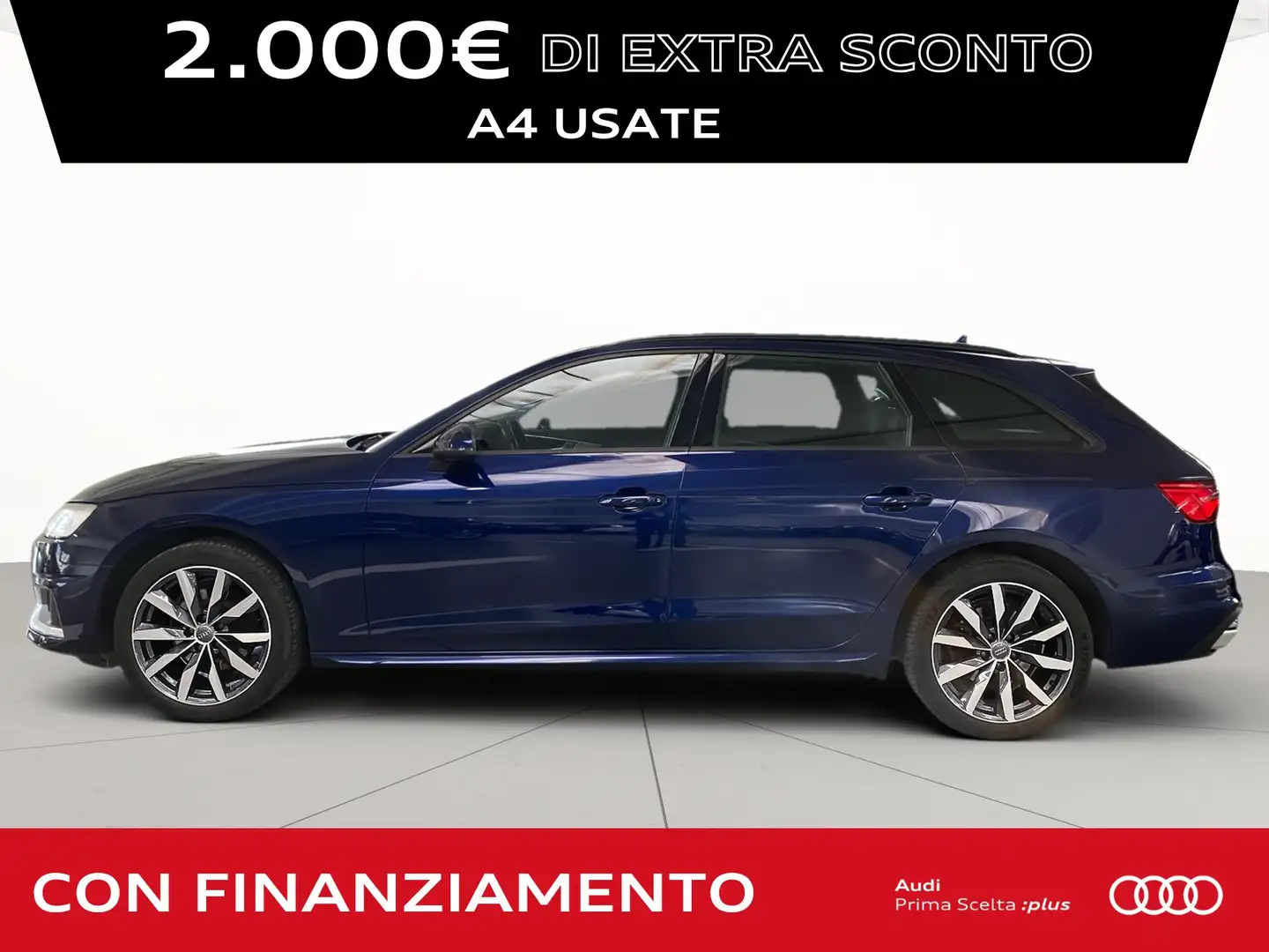Audi A4 avant 40 2.0 tfsi mhev business advanced 190cv s-t Blauw - 2