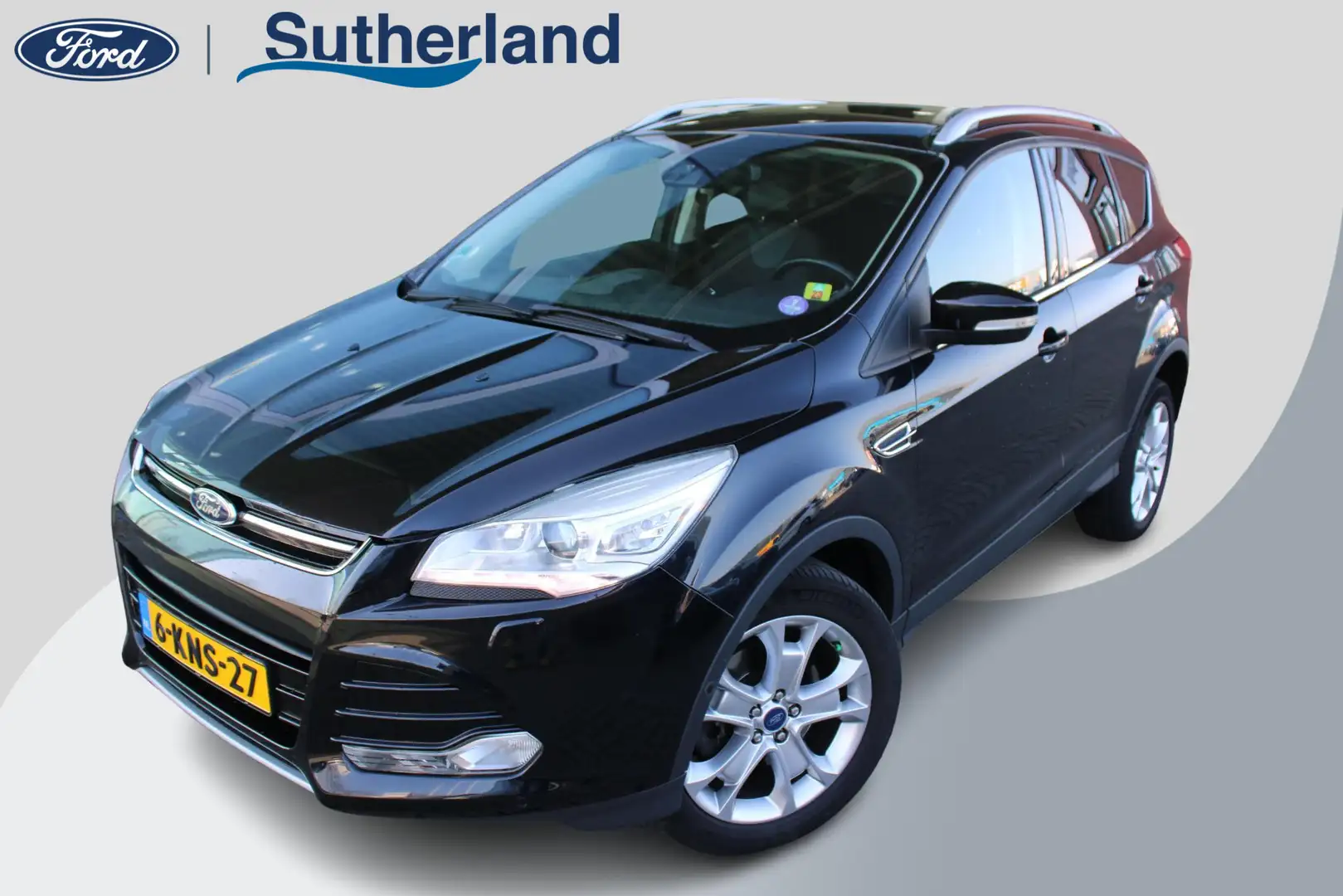 Ford Kuga 1.6 EcoBoost 182 PK Titanium 4WD AUTOMAAT | Camera Zwart - 1
