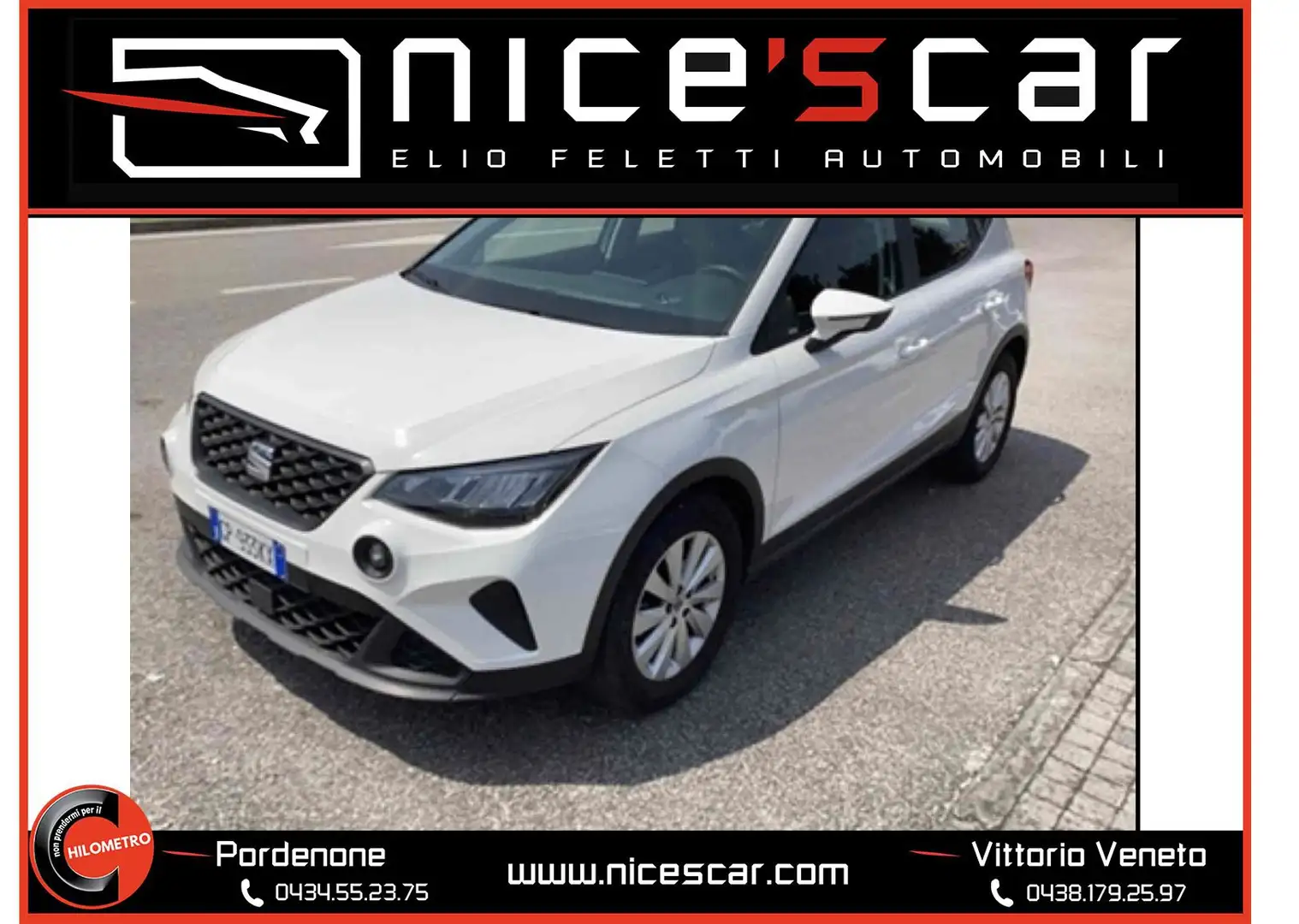 SEAT Arona Arona 1.0 EcoTSI 110 CV DSG Style Bianco - 1