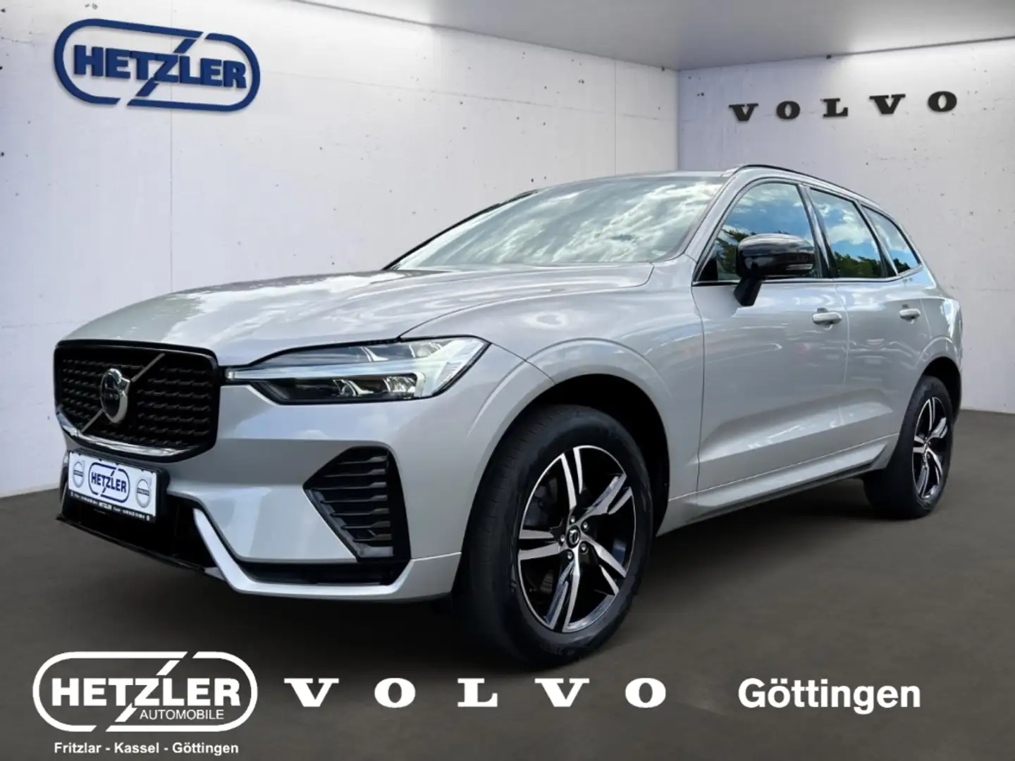 Volvo XC60 R Design AWD B5 Diesel EU6d AHK Navi Leder Digital Argento - 1