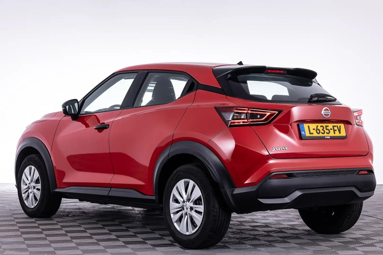 Nissan Juke 1.0 DIG-T Visia | LED | AIRCO ✅ 1e Eigenaar Rot - 2