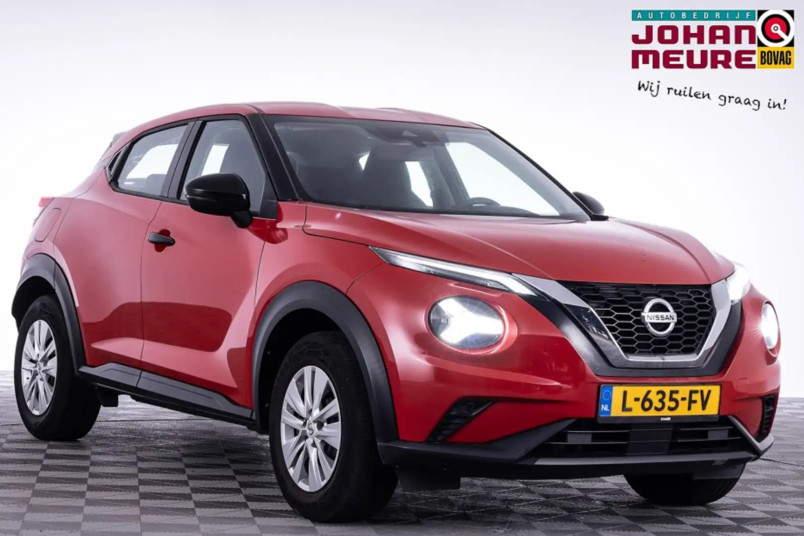 Nissan Juke 1.0 DIG-T Visia | LED | AIRCO ✅ 1e Eigenaar Rot - 1