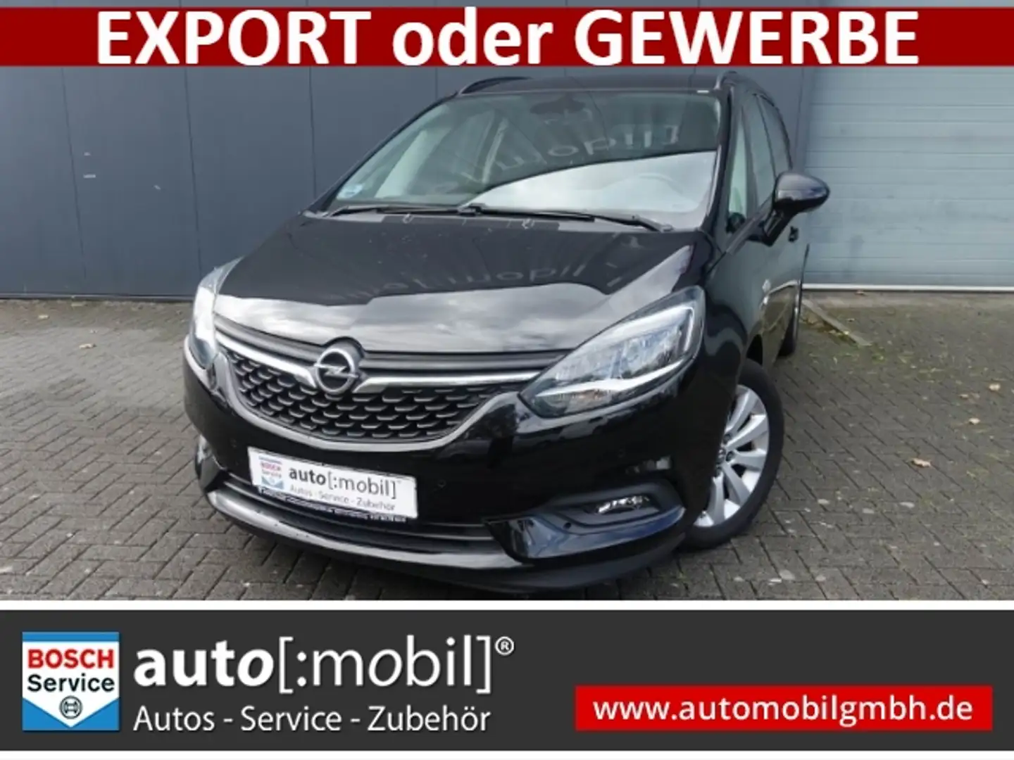 Opel Zafira Tourer Active 1.4 Turbo+NAVI+PDC+SHZ 7-SITZE Noir - 1