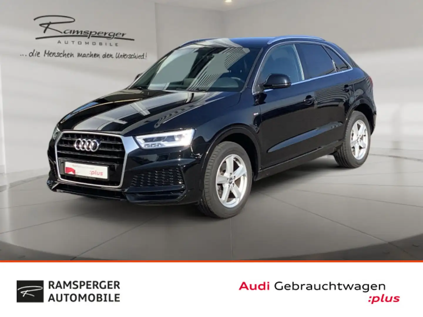 Audi Q3 Design 1.4 TFSI cod S line LED AHK EPH+ Noir - 1
