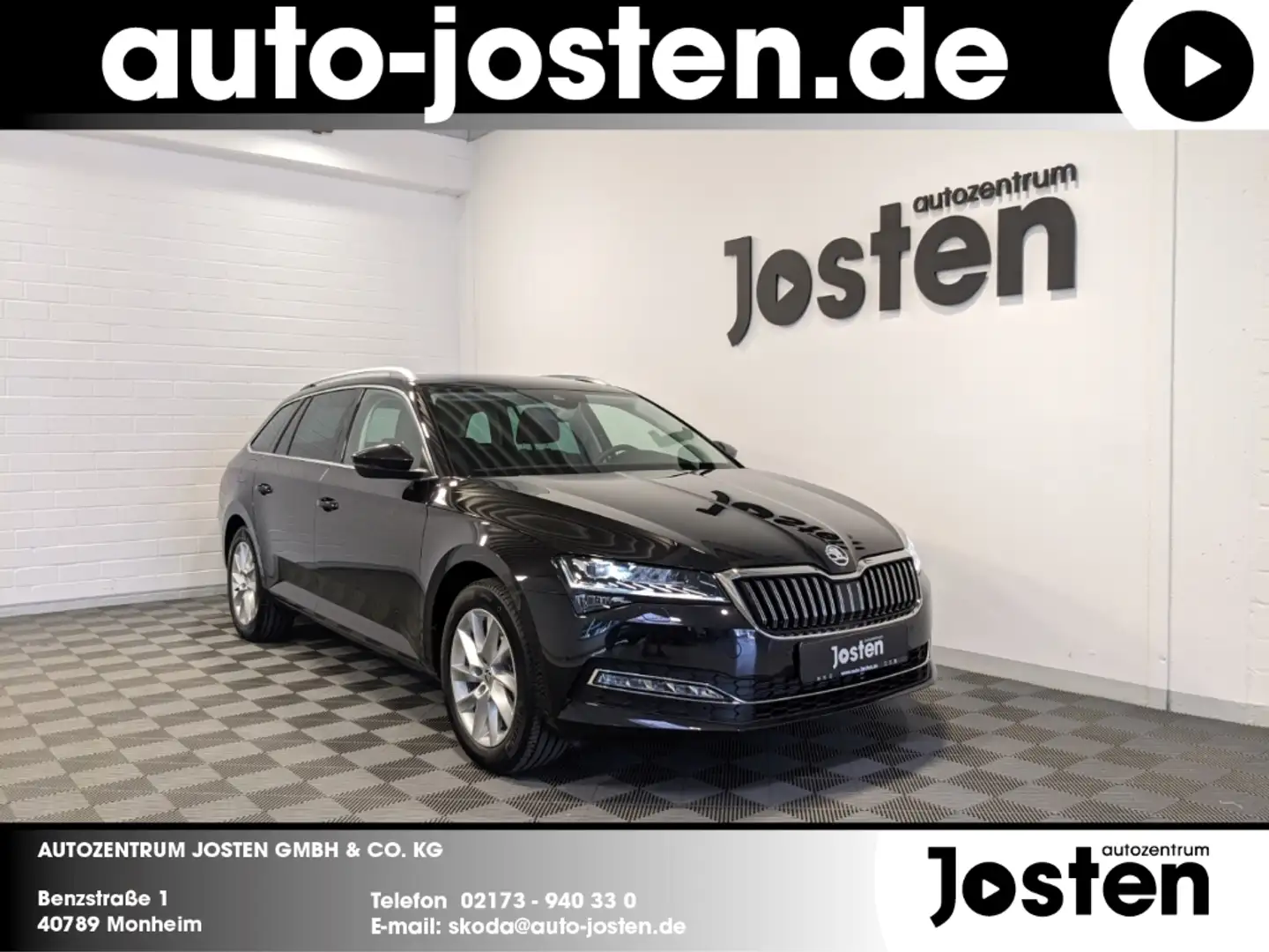 Skoda Superb Combi Style 1.5 TSI DSG NAVI PDC Clima Чорний - 1