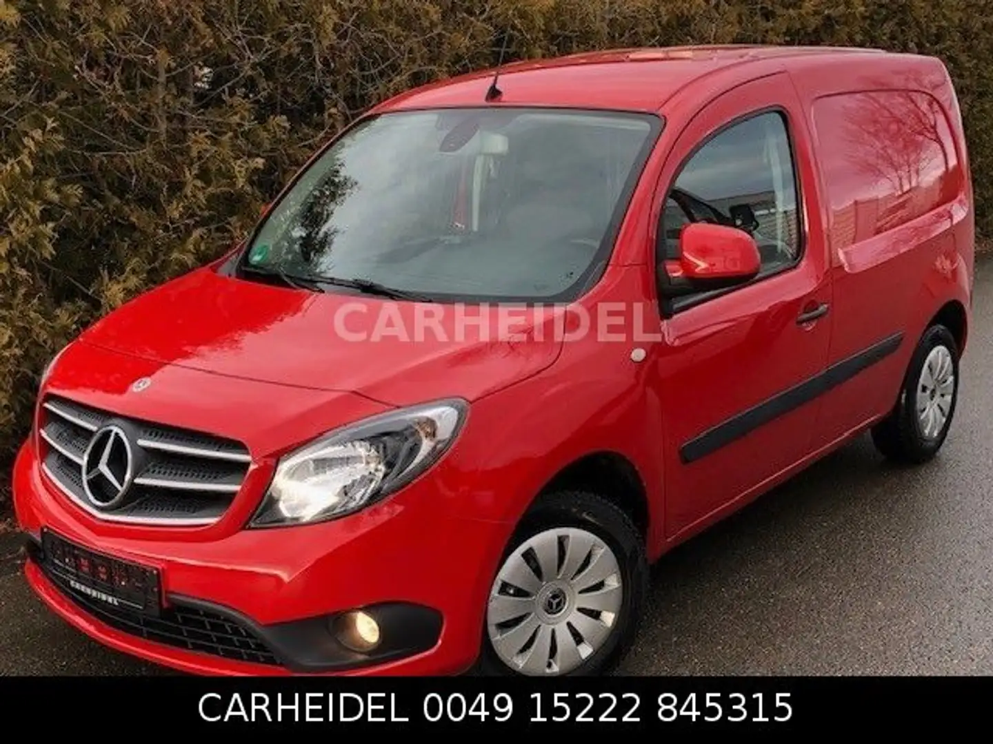 Mercedes-Benz Citan 109 CDI Kasten lang KLIMA CAM SHZ FLÜGELT. Červená - 1