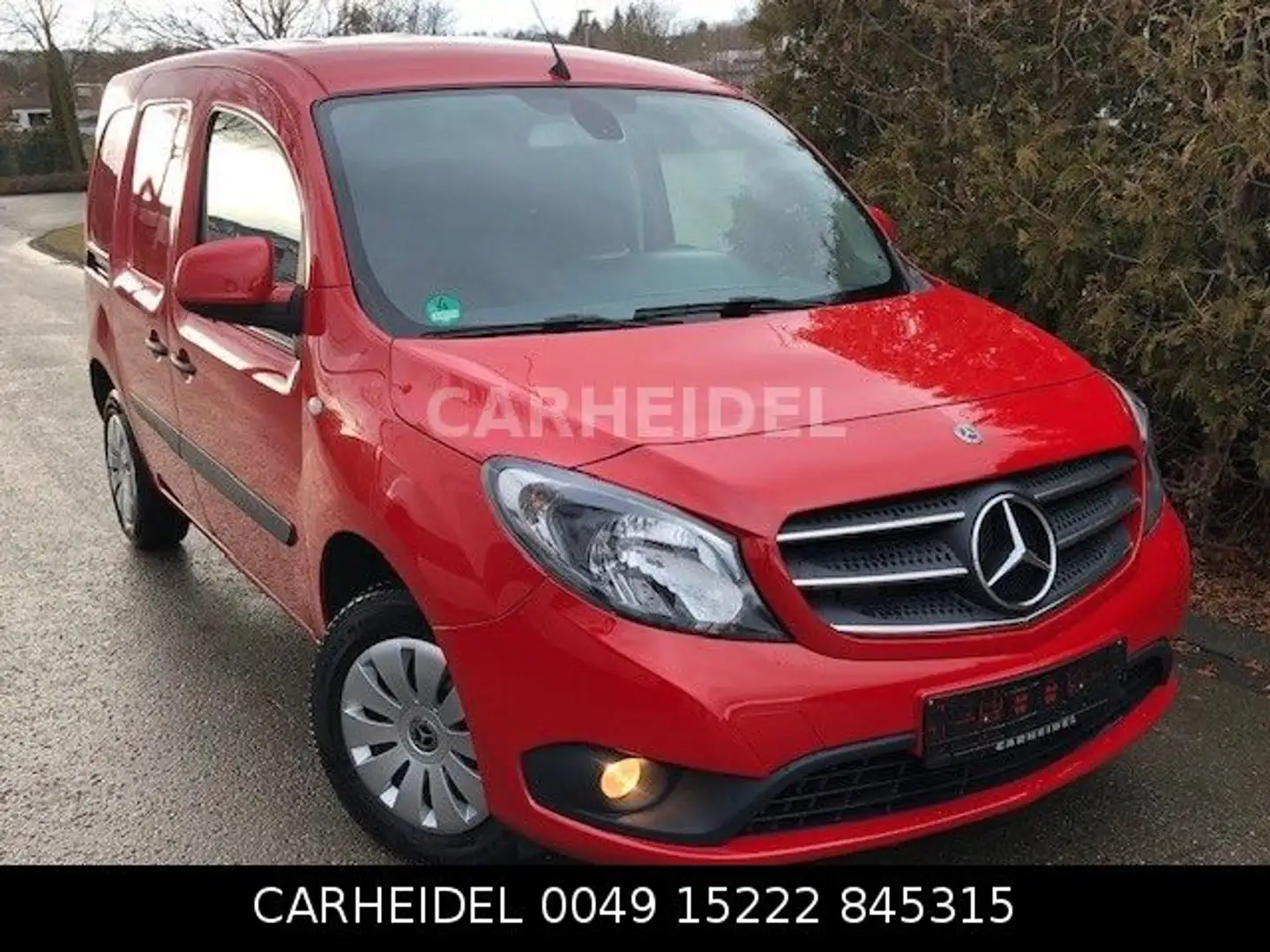 Mercedes-Benz Citan 109 CDI Kasten lang KLIMA CAM SHZ FLÜGELT. Červená - 2