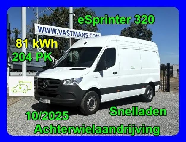 Mercedes-Benz Sprinter 37.850€ + BTW /  eSprinter 320 81 kWh 204PK L2H2 RWD Snelladen / E-Sprinter