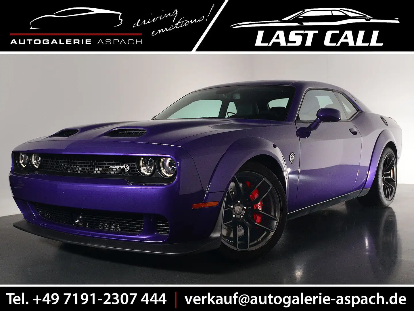 Dodge Challenger HELLCAT WideBody 6,2|Jailbreak|8-Gang|LastCall Fialová - 1