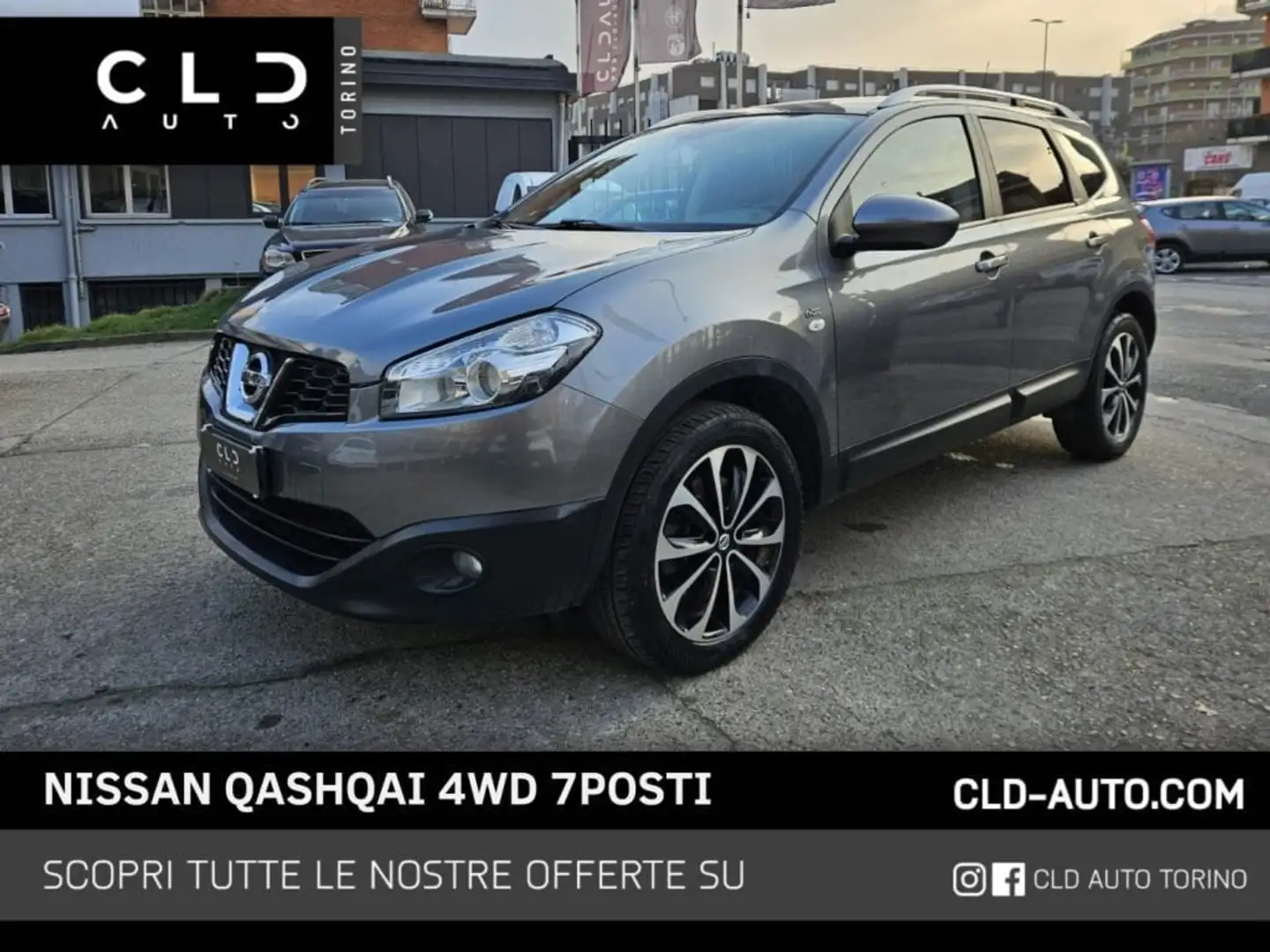 Nissan Qashqai+2 2.0 dCi DPF 4WD 7POSTI Gris - 1