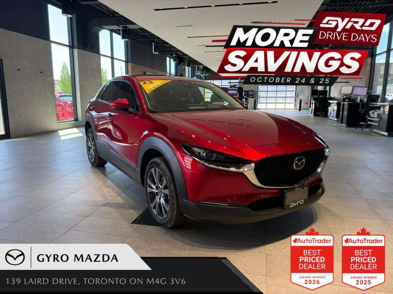 Red 2023 Mazda CX-30 SUV / Crossover  Automatic