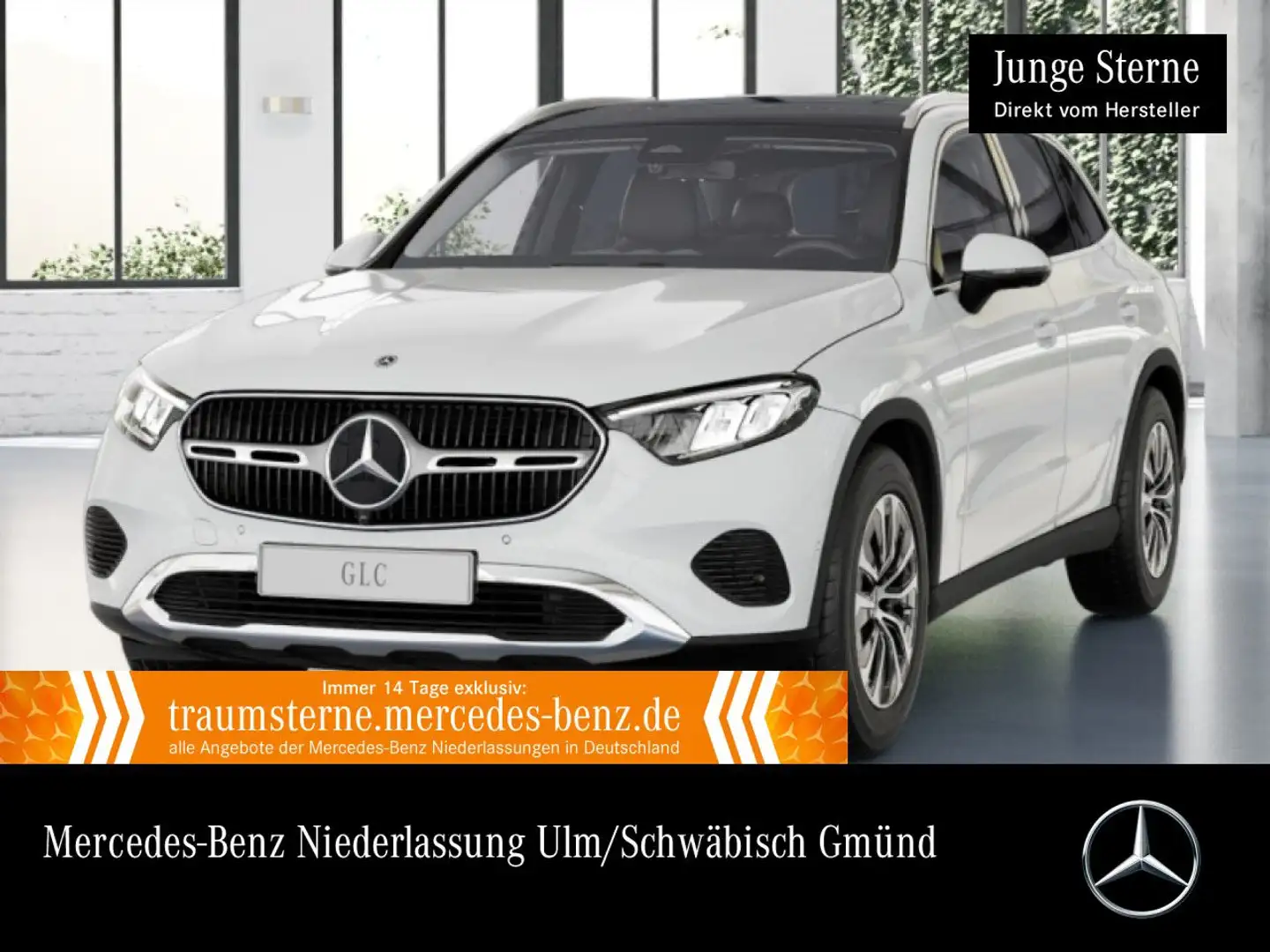 Mercedes-Benz GLC 200 4M AVANTG+PANO+360+LED+TOTW+KEYLESS+9G Weiß - 1