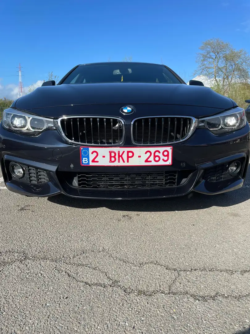 BMW 420 420d Coupe Aut. M Sport Zwart - 1
