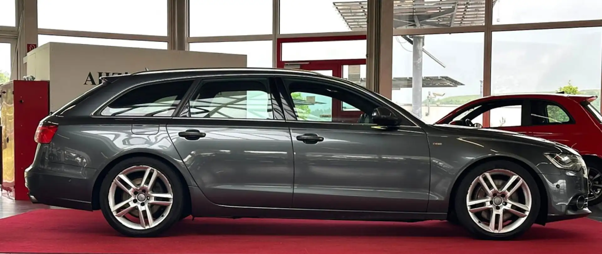 Audi A6 3.0 TFSI quattro S Line  PANO AHK LED LEDER Grau - 2