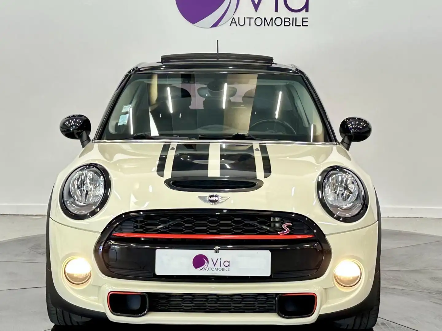 MINI Cooper S 2.0i 192 COOPER S / TOIT OUVRANT / CUIR Blanc - 2