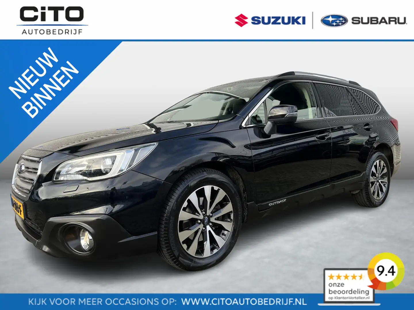 Subaru OUTBACK 2.5i Premium Automaat | Trekhaak | Elek. Schuif/Ka Zwart - 1