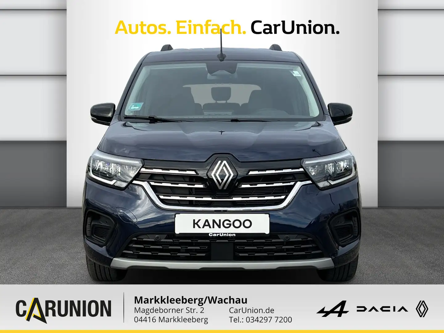 Renault Kangoo PKW GRAND TECHNO TCe 130 EDC Blau - 2
